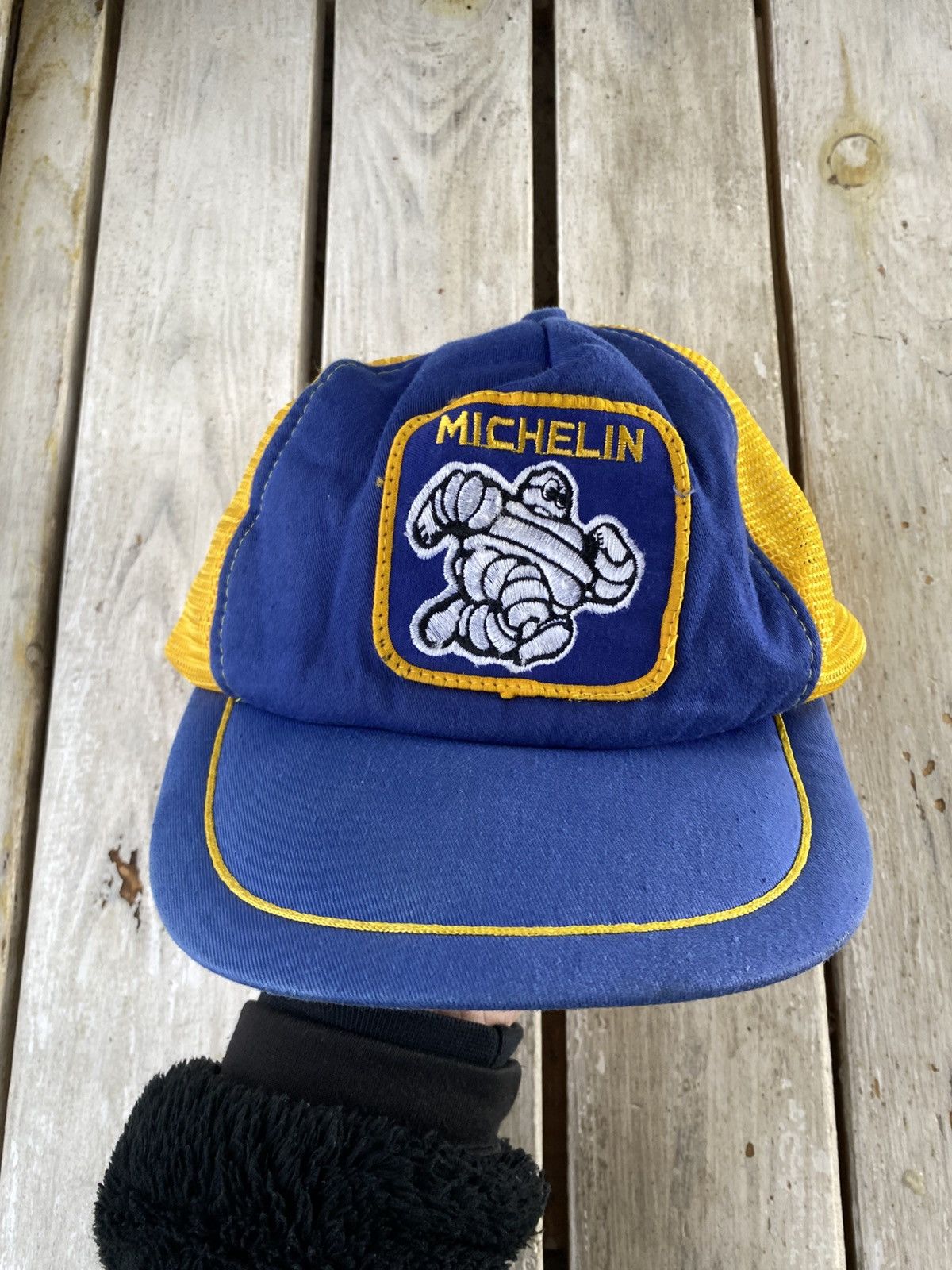 Formula 1 × Vintage Rare Vintage 80s Michelin formula uno racing F1 cap Size ONE SIZE - 2 Thumbnail