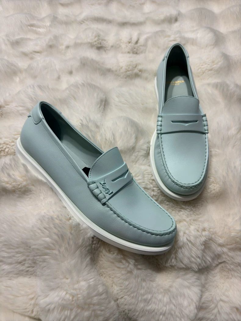 Saint Laurent Paris Saint Laurent Paris Loafers shoes Size US 8 / EU 41 - 1 Thumbnail