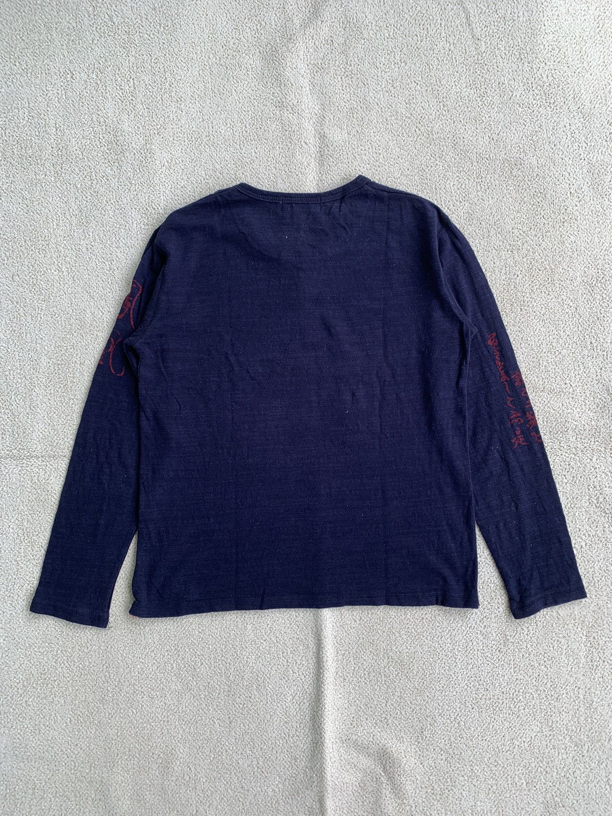 Japanese Brand Japanese First Parking Traditional Bird Sukajan Long sleeve Size US L / EU 52-54 / 3 - 2 Thumbnail