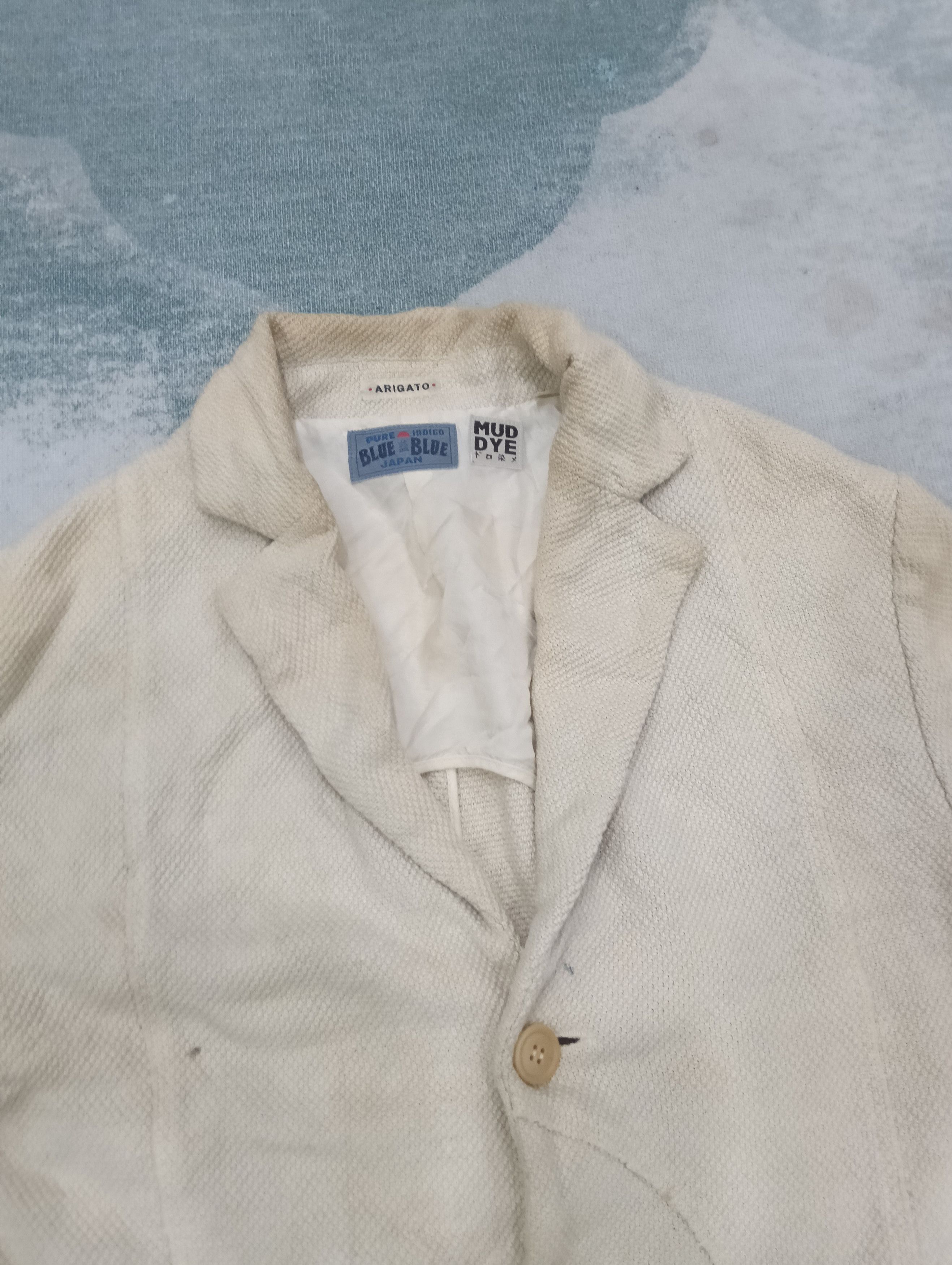 Blue Blue Japan × Japanese Brand Blue Blue Pure Indigo Mud Dye Japan Like Blazer Size US M / EU 48-50 / 2 - 2 Thumbnail