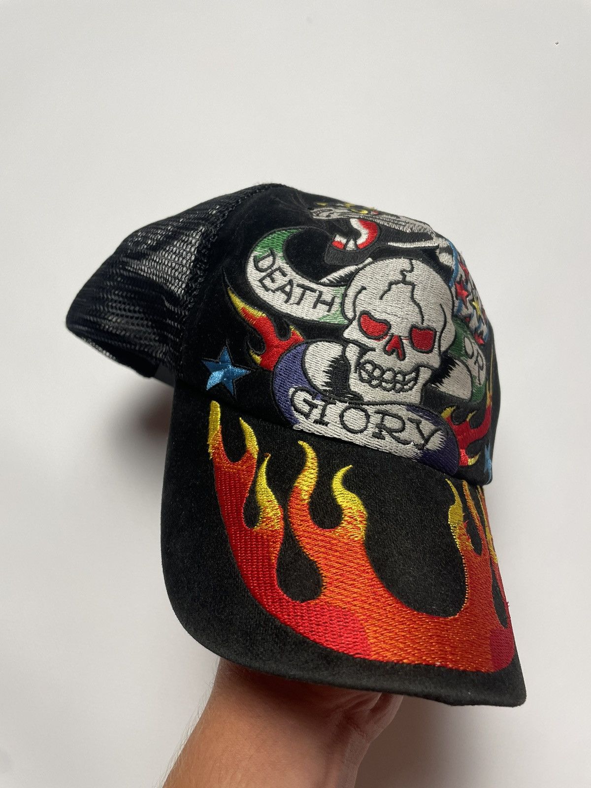 Ed Hardy × Vintage Ed Hardy Flame Cap Size ONE SIZE - 7 Thumbnail