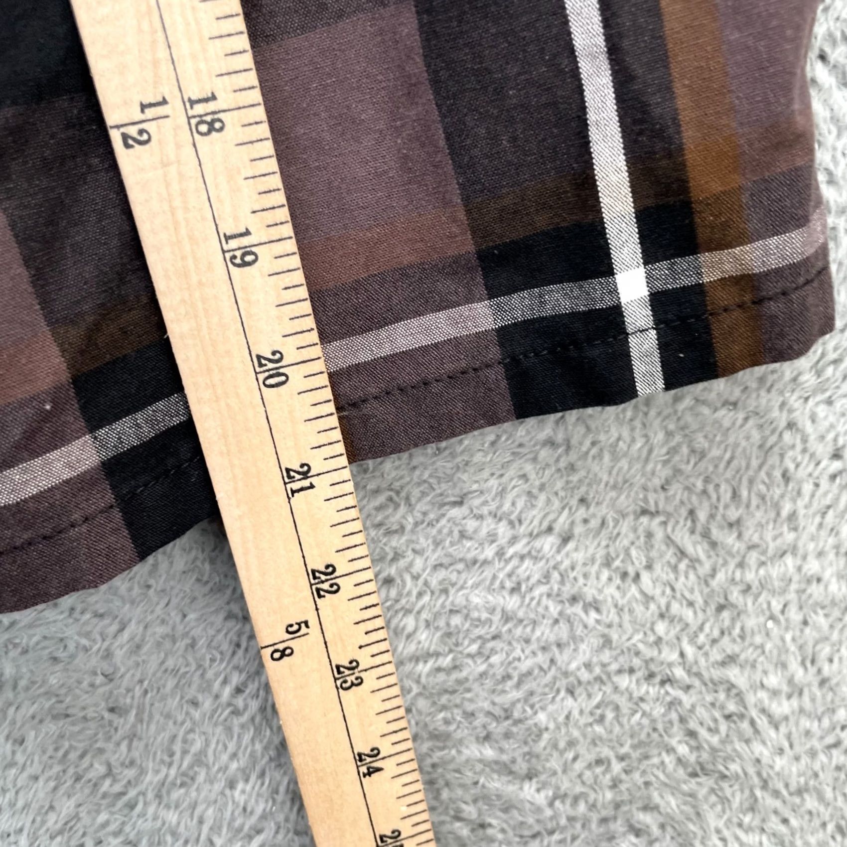 Dickies Dickies Mens 30 Purple Cargo Pockets Tartan Plaid Logo Cotton Regular Fit Shorts Size US 32 / EU 48 - 6 Thumbnail