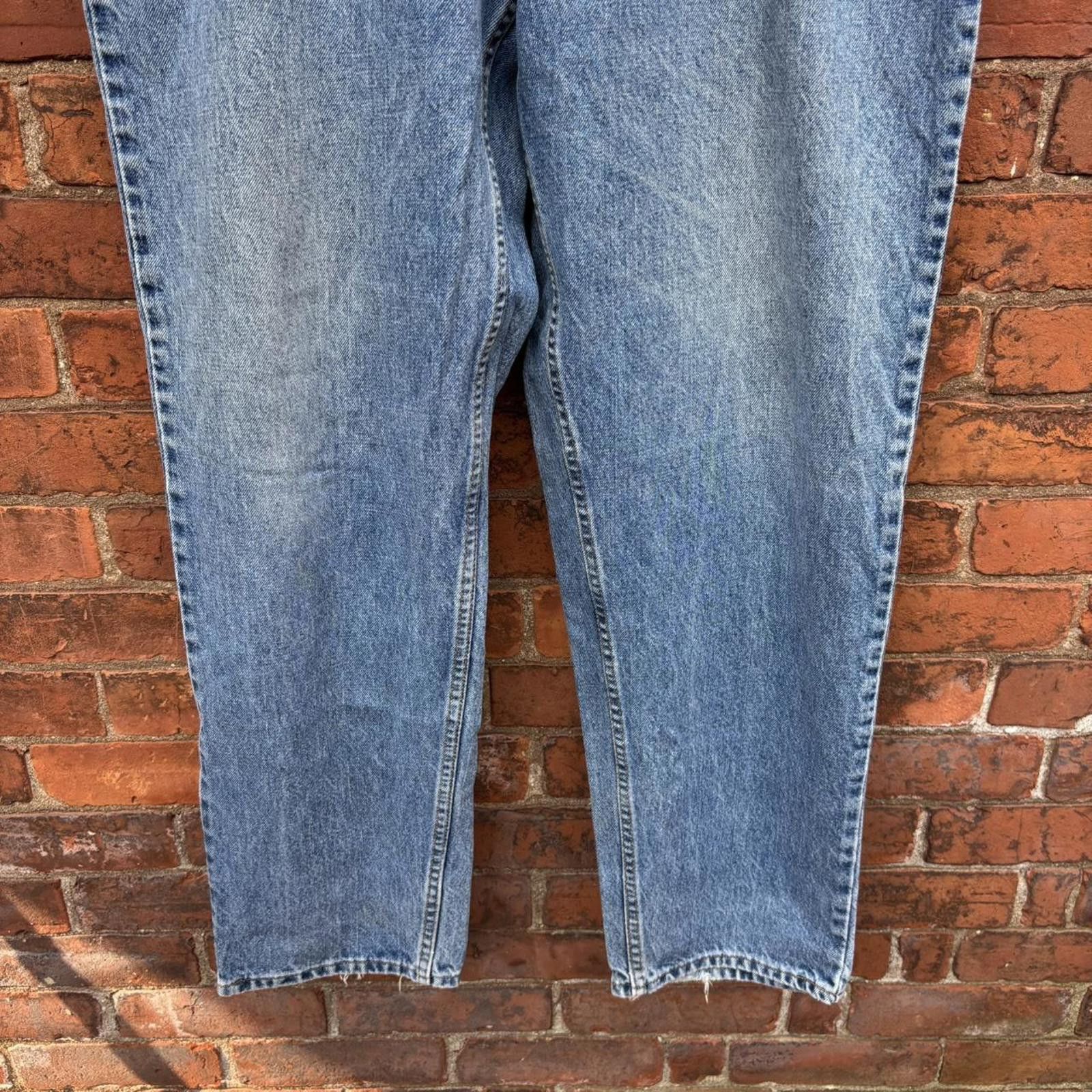 Levi's vintage Levi's 535 light washed euro fit jeans 90s 36x32 Size US 36 / EU 52 - 3 Thumbnail