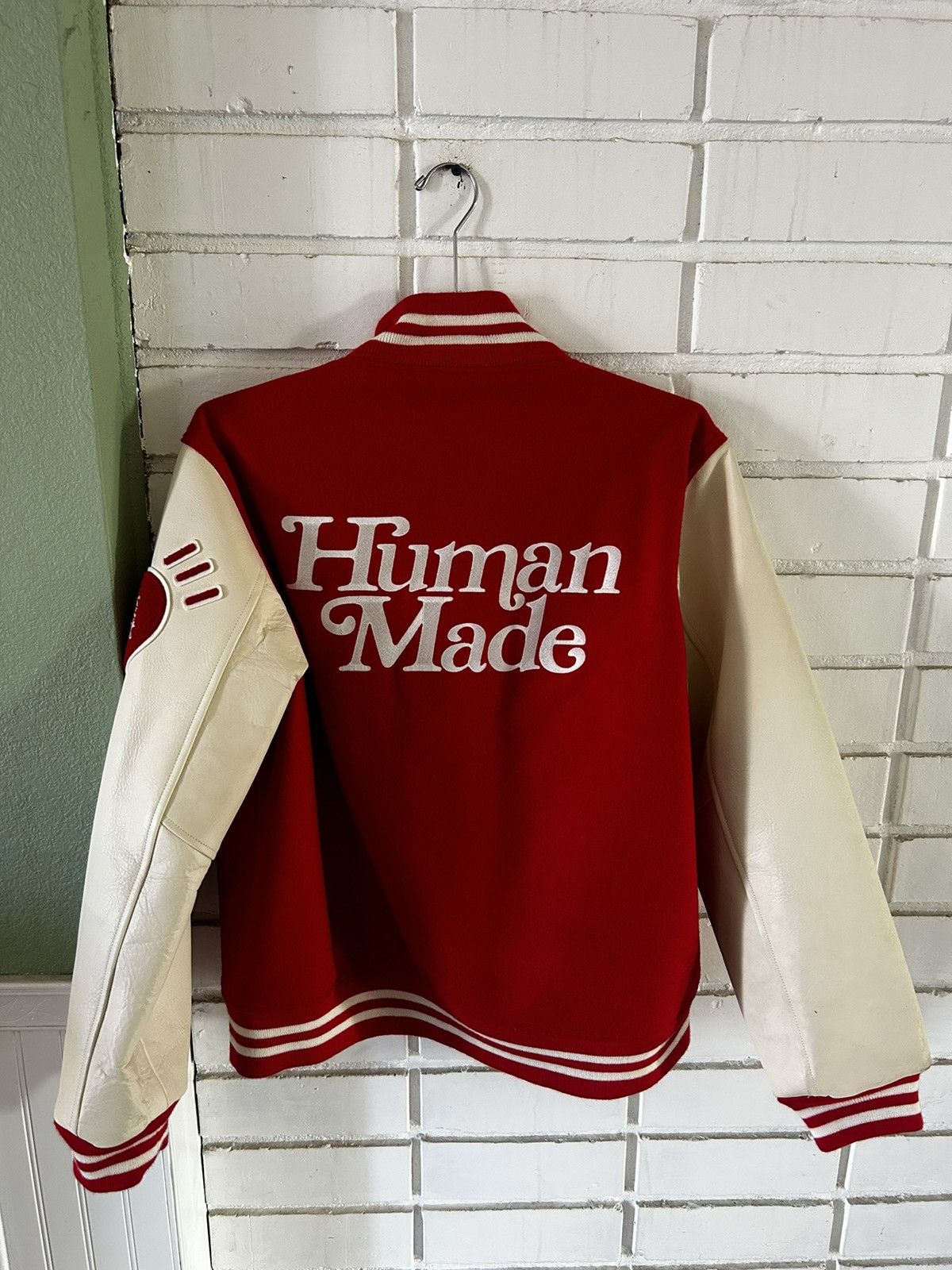 Human Made RARE Human Made x Girls Don't Cry Varsity Jacket (sz XL ...