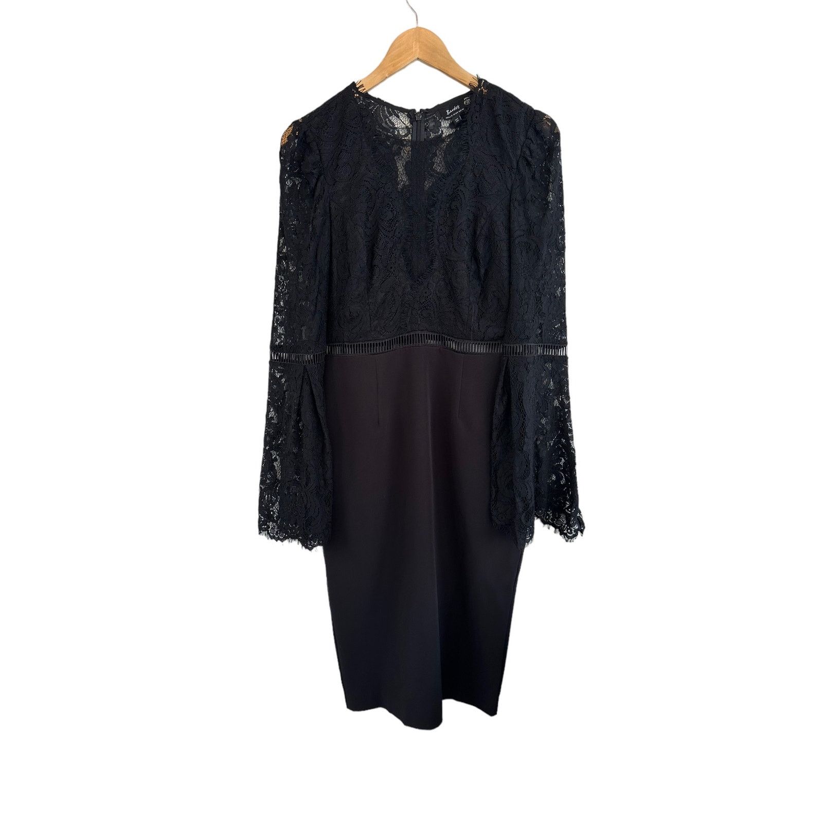 Other Bardot Faedra Lace Long Bell Sleeve Knee Length Sheath Dress | Grailed
