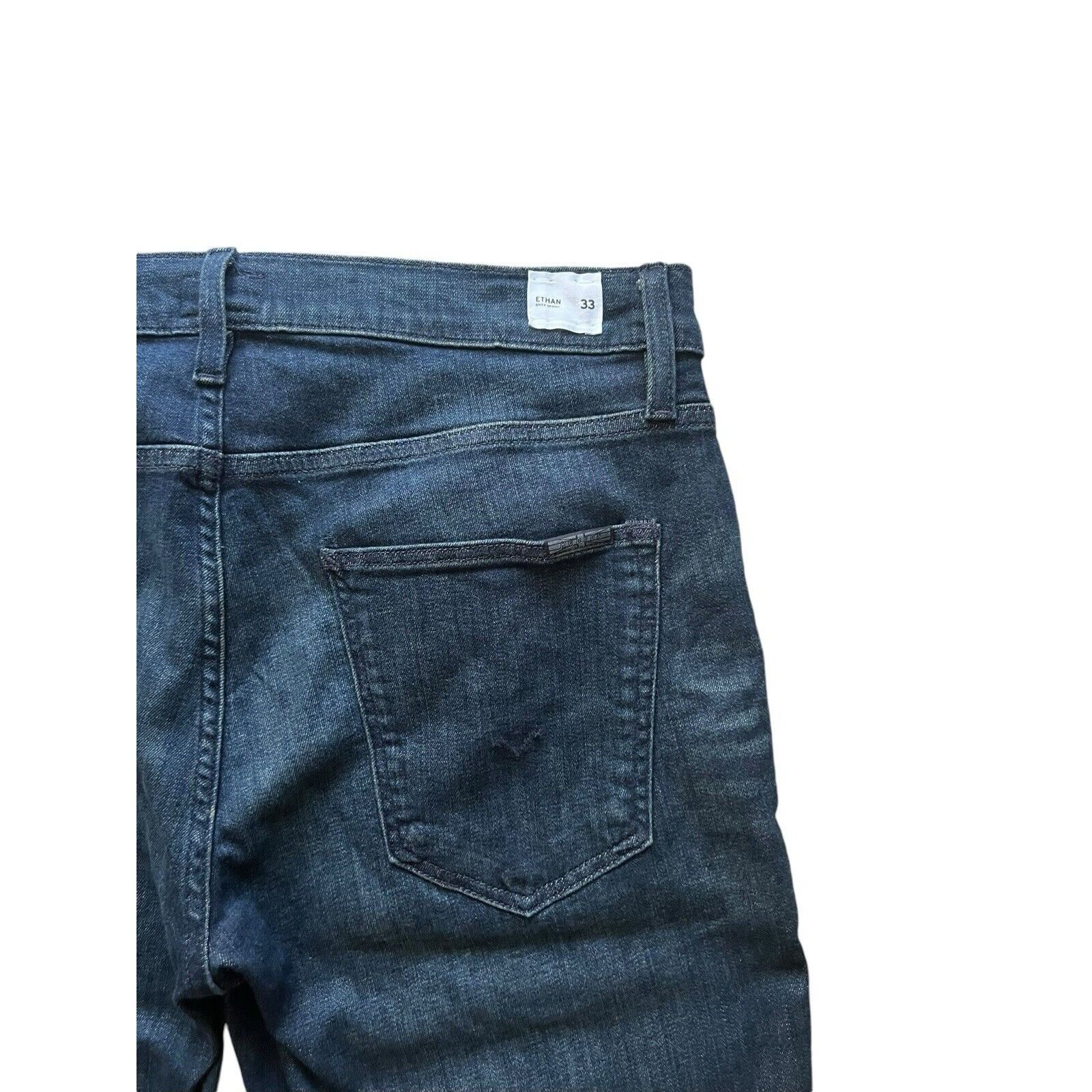 Hudson Hudson Jeans Ethan Biker Skinny Men's Dark Blue Size 33/32 Size US 33 - 5 Thumbnail