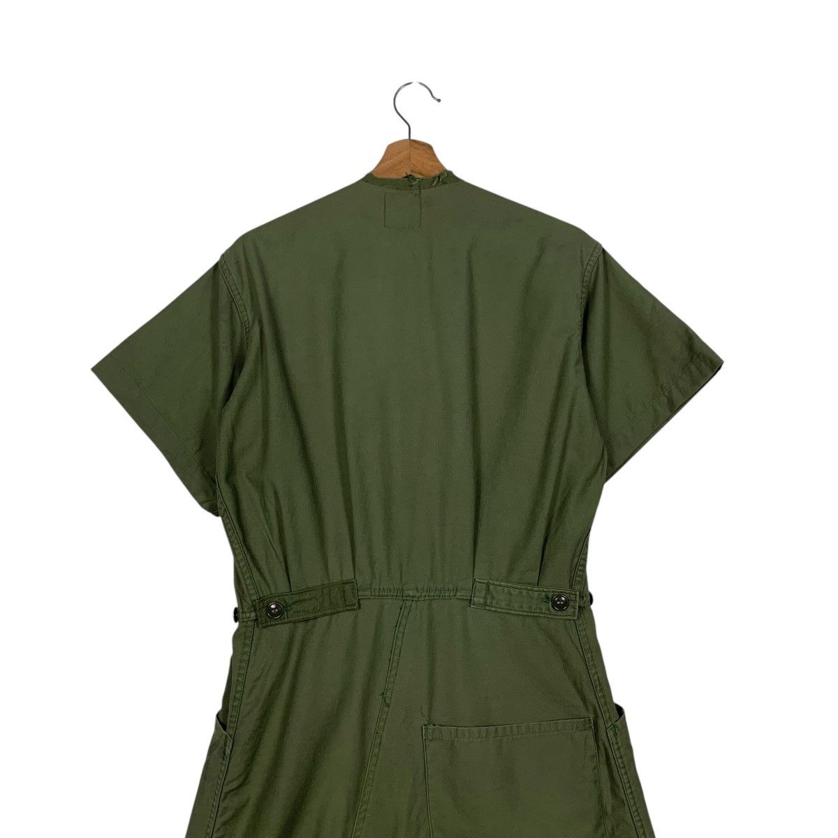 Custommade Vintage Army Issues OG Coverall Dress Custom Made #1836-C80 Size S / US 4 / IT 40 - 8 Thumbnail