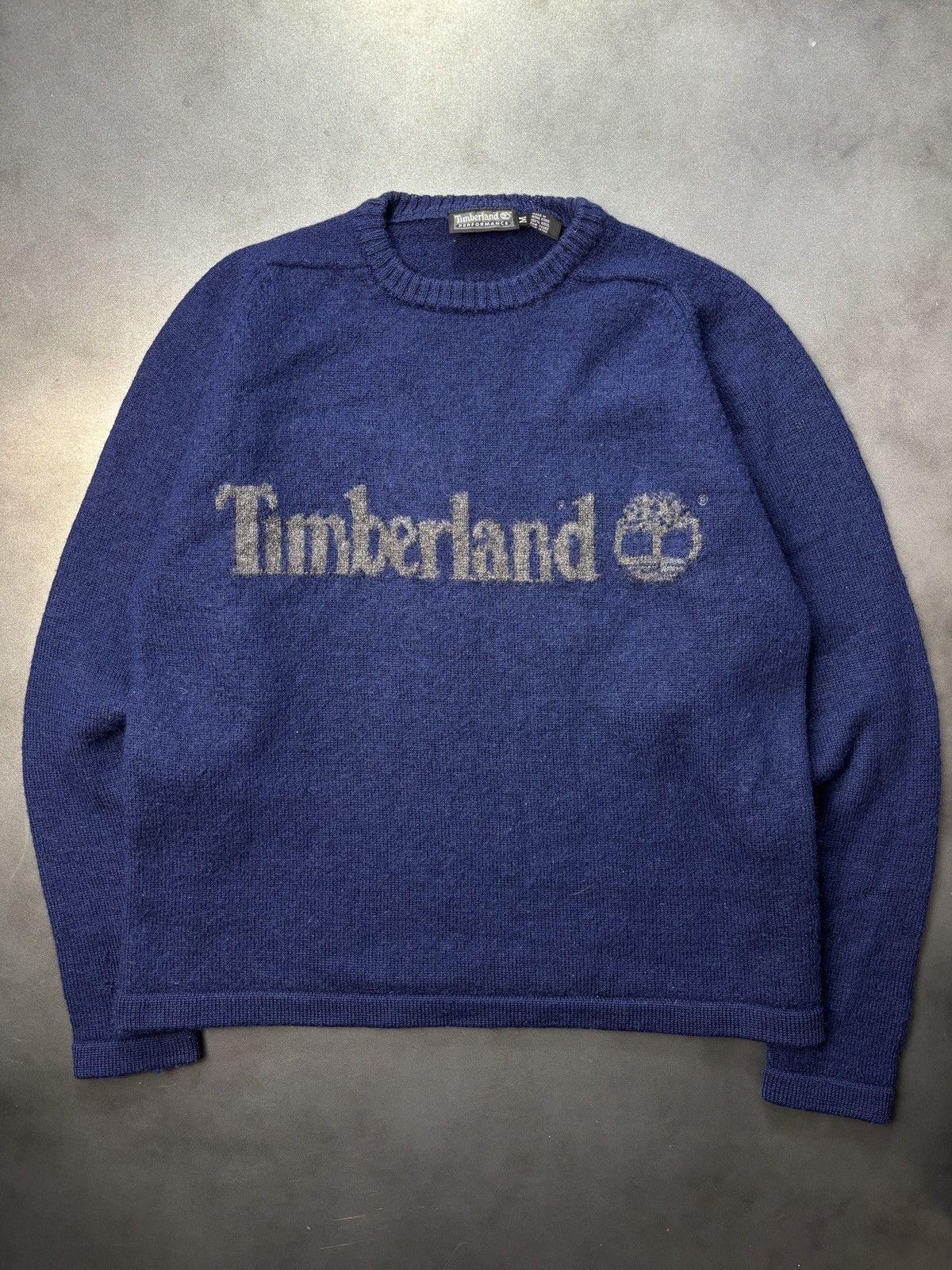 Timberland × Vintage 1990s Vintage Timberland Performance Wool Sweater Pullover M Size US M / EU 48-50 / 2 - 1 Thumbnail
