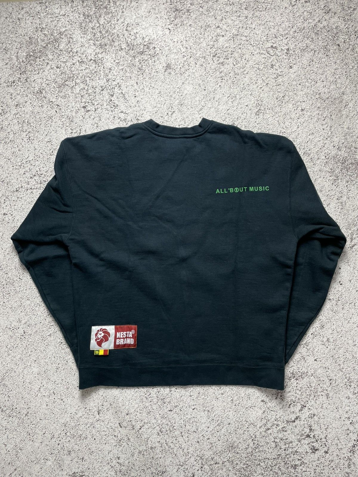 Rap Tees Vintage 90s Nesta Brand Sweatshirt Hip Hop DMX Ruff Ryders Size US XL / EU 56 / 4 - 4 Thumbnail
