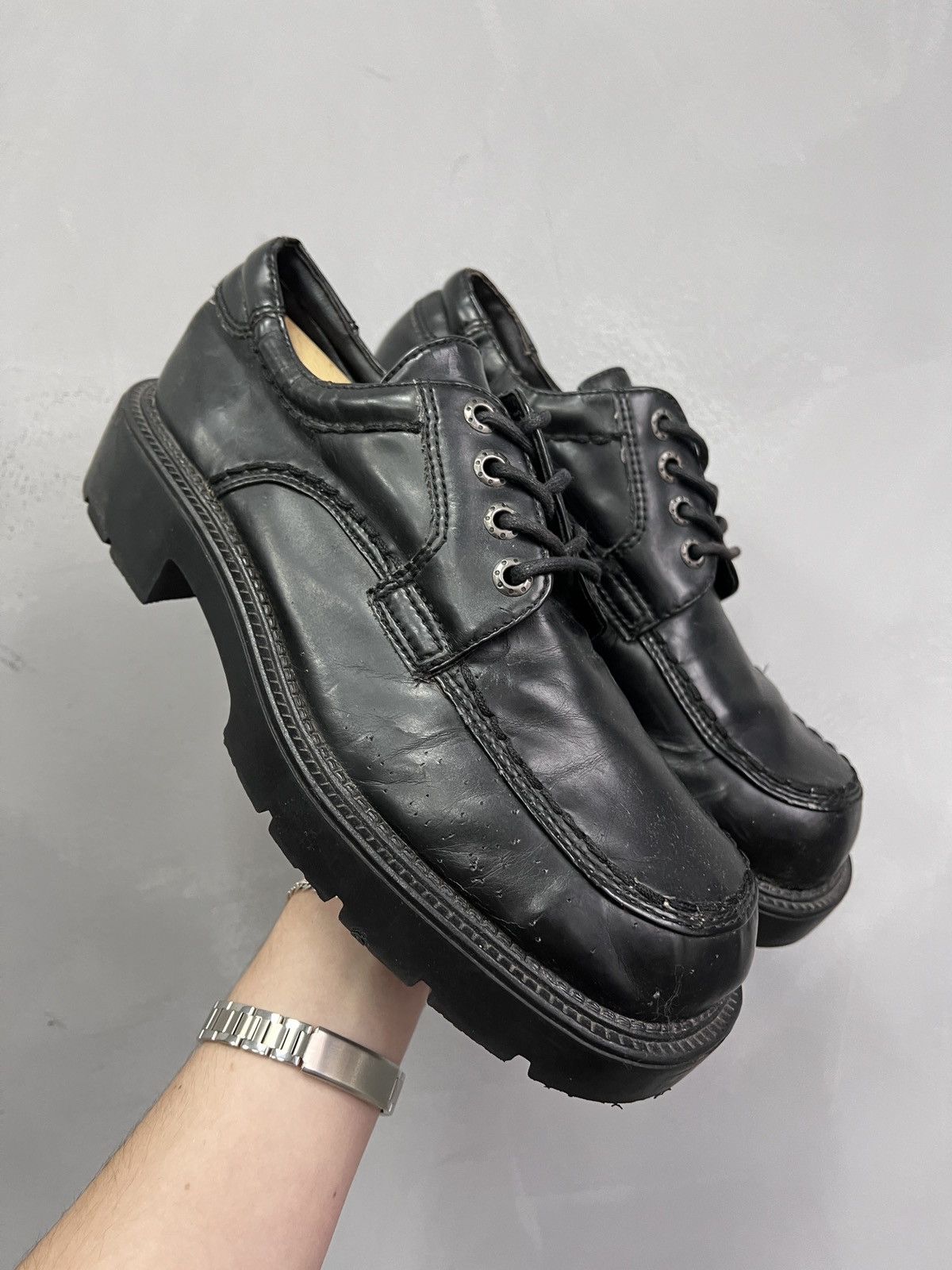 Undercover Undercover black platform shoes rock classic loafers Size US 11 / EU 44 - 10 Thumbnail