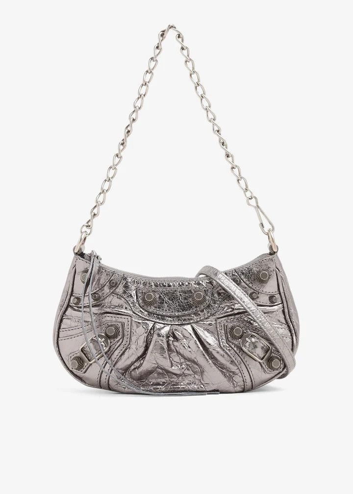 Balenciaga o1srvl11e0226 Size: OS / Le Cagole Mini Bag Chain Metallized Size ONE SIZE - 1 Thumbnail