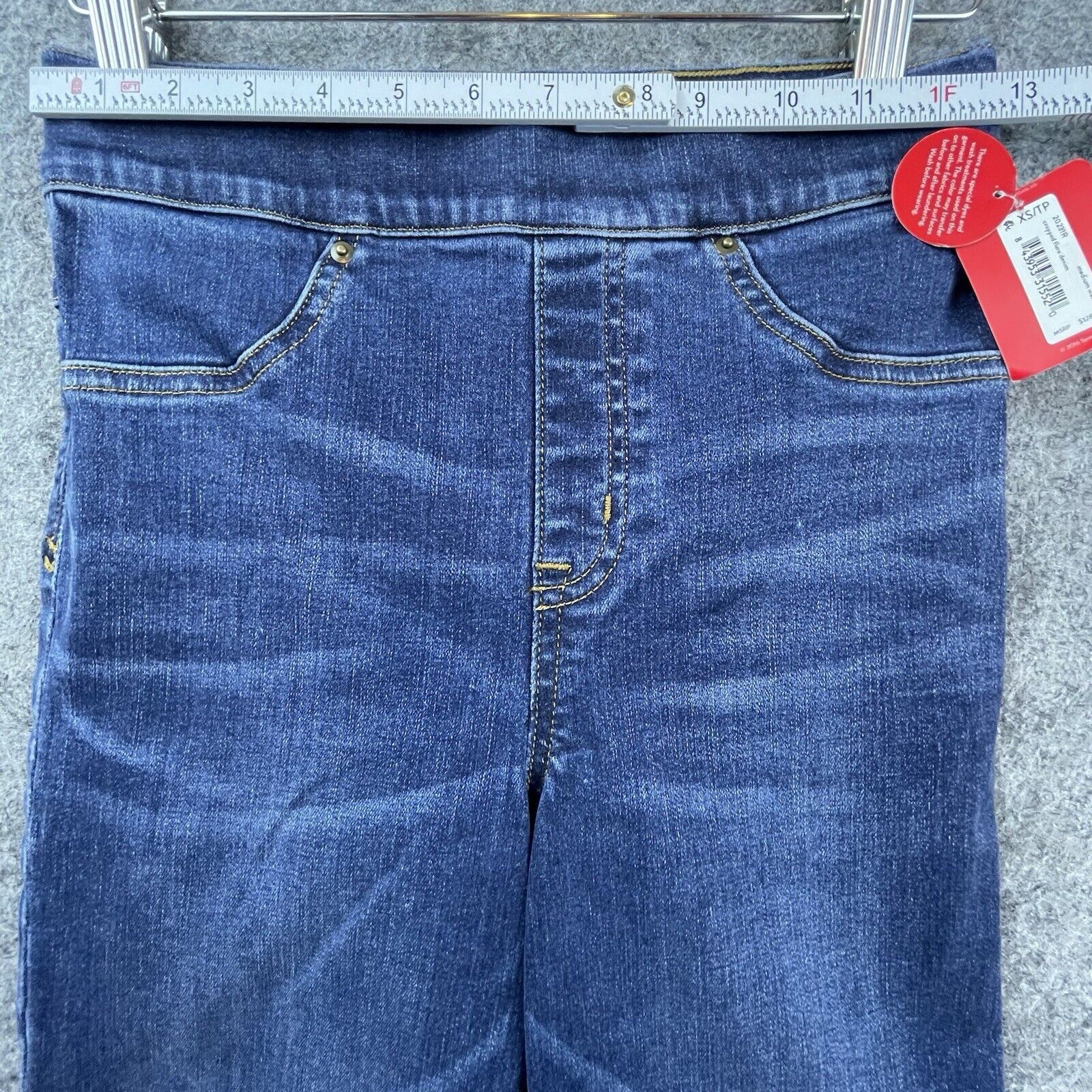 Spanx Spanx Jeans Womens Extra Small Cropped Flare Jegging Stretch Size 25" / US 0 / IT 36 - 5 Thumbnail