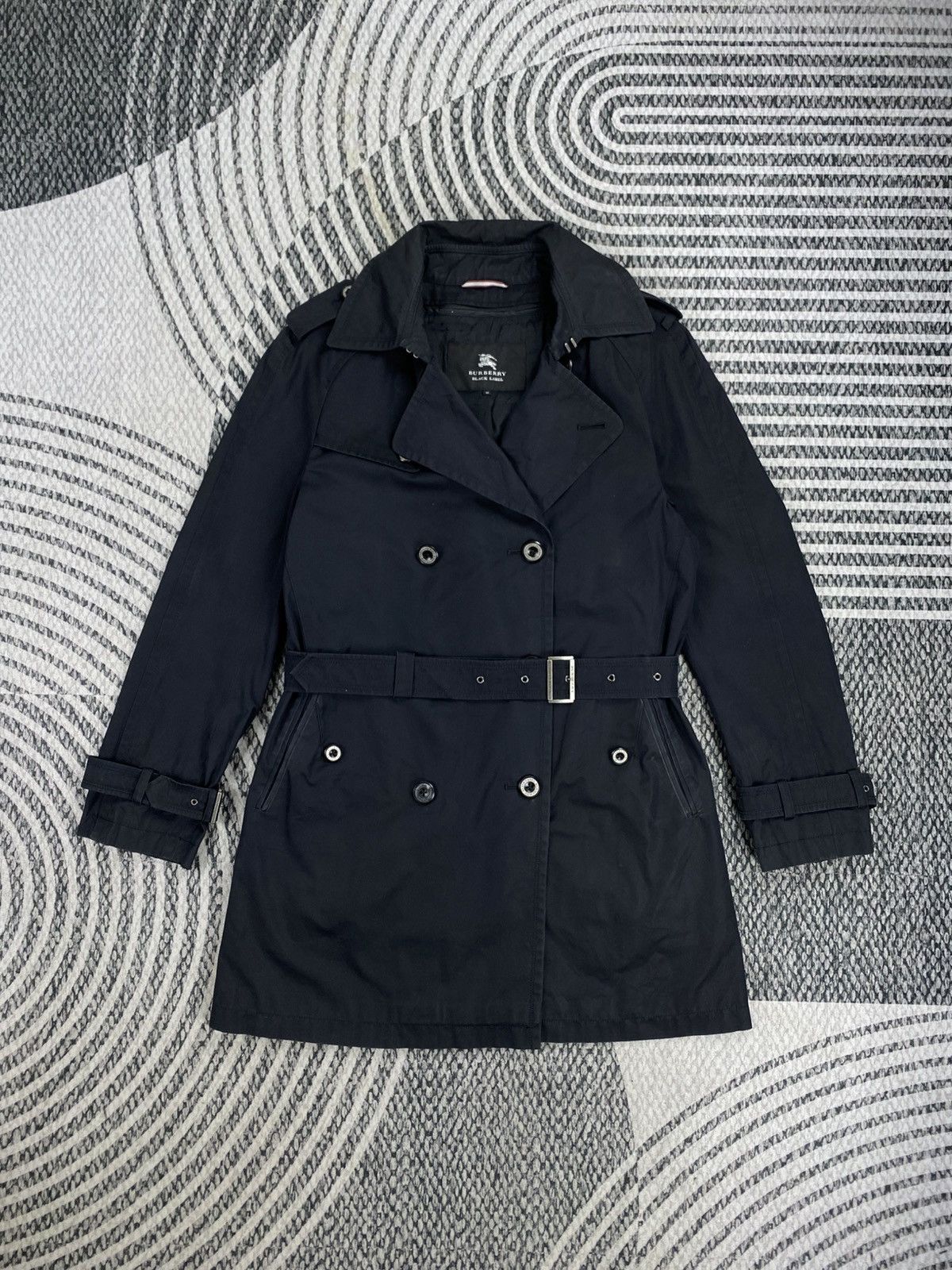 Burberry 🔥Burberry Black Label Trench Coat Belted Jacket Size US M / EU 48-50 / 2 - 1 Thumbnail