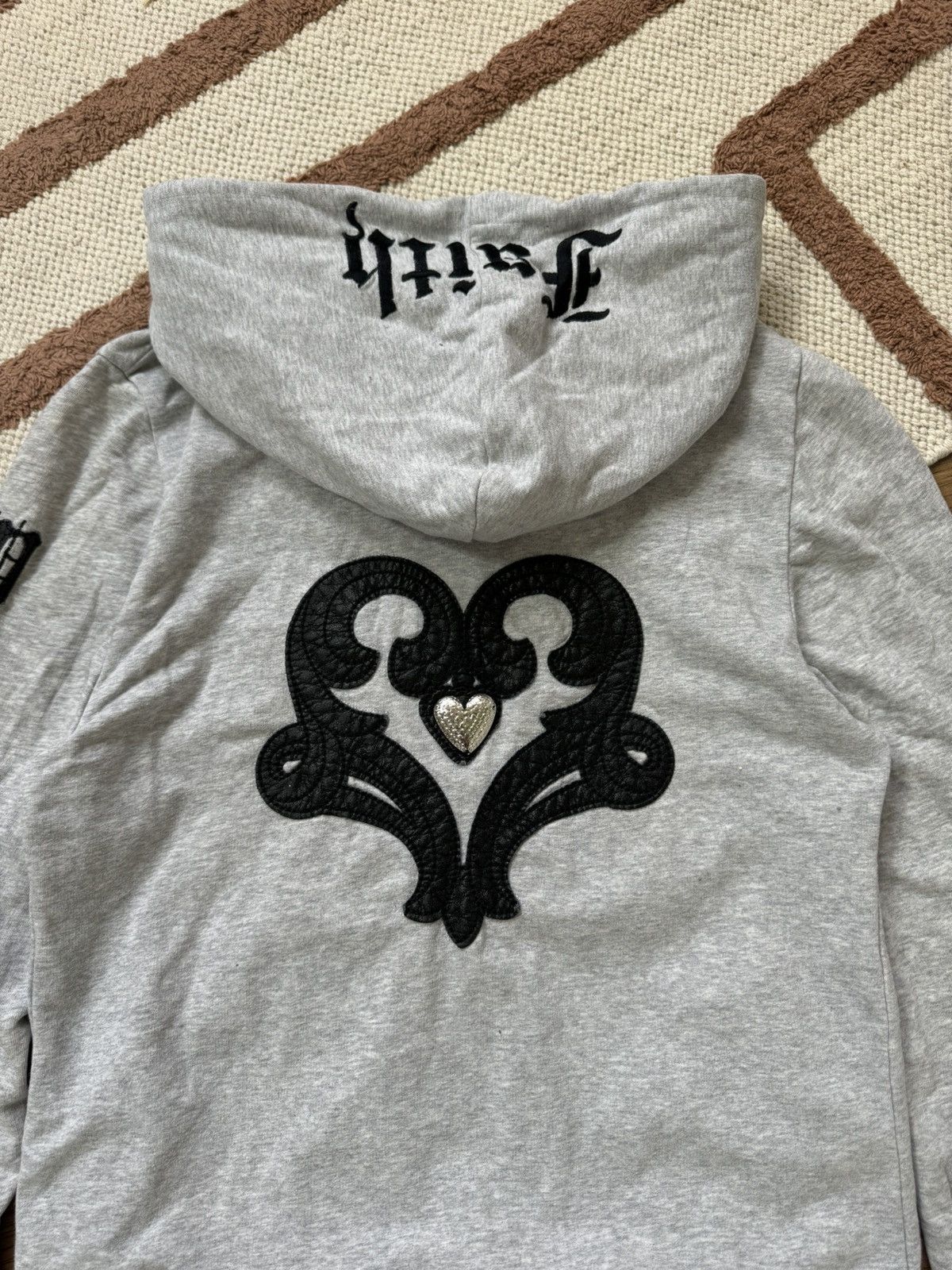 Faith Connexion FAITH CONNEXION CHROME HEARTS STYLE ZIP HOODIE Size M / US 6-8 / IT 42-44 - 9 Thumbnail