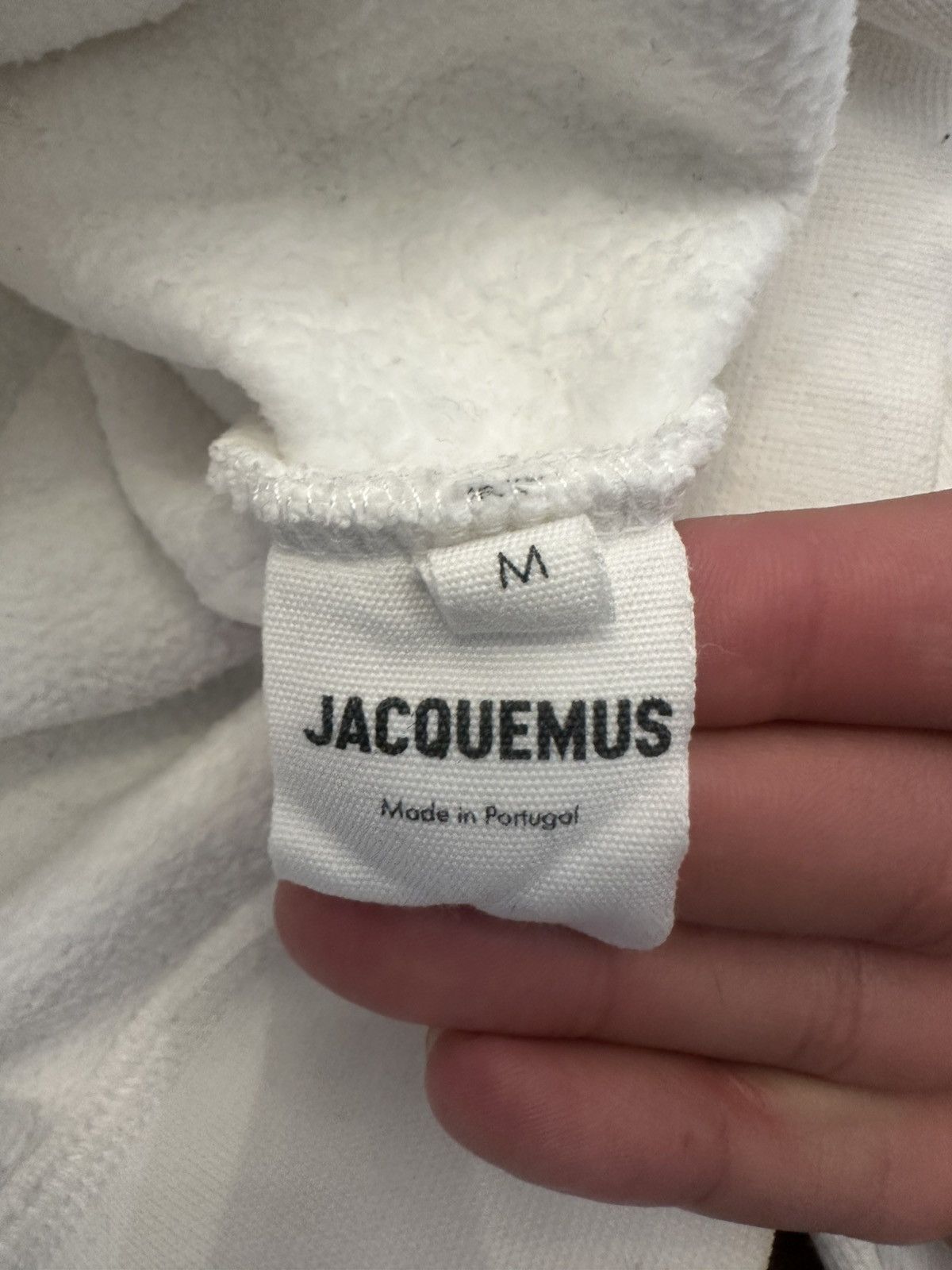 Jacquemus Jacquemus White Logo Hoodie Size US M / EU 48-50 / 2 - 5 Thumbnail