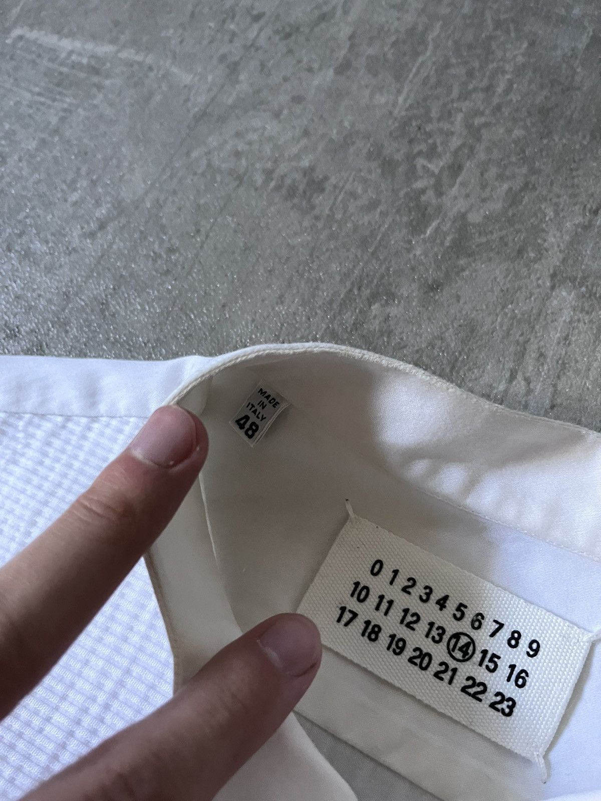 Maison Margiela Maison Margiela Replica Smoking Shirt Italy white rare Size US M / EU 48-50 / 2 - 14 Thumbnail