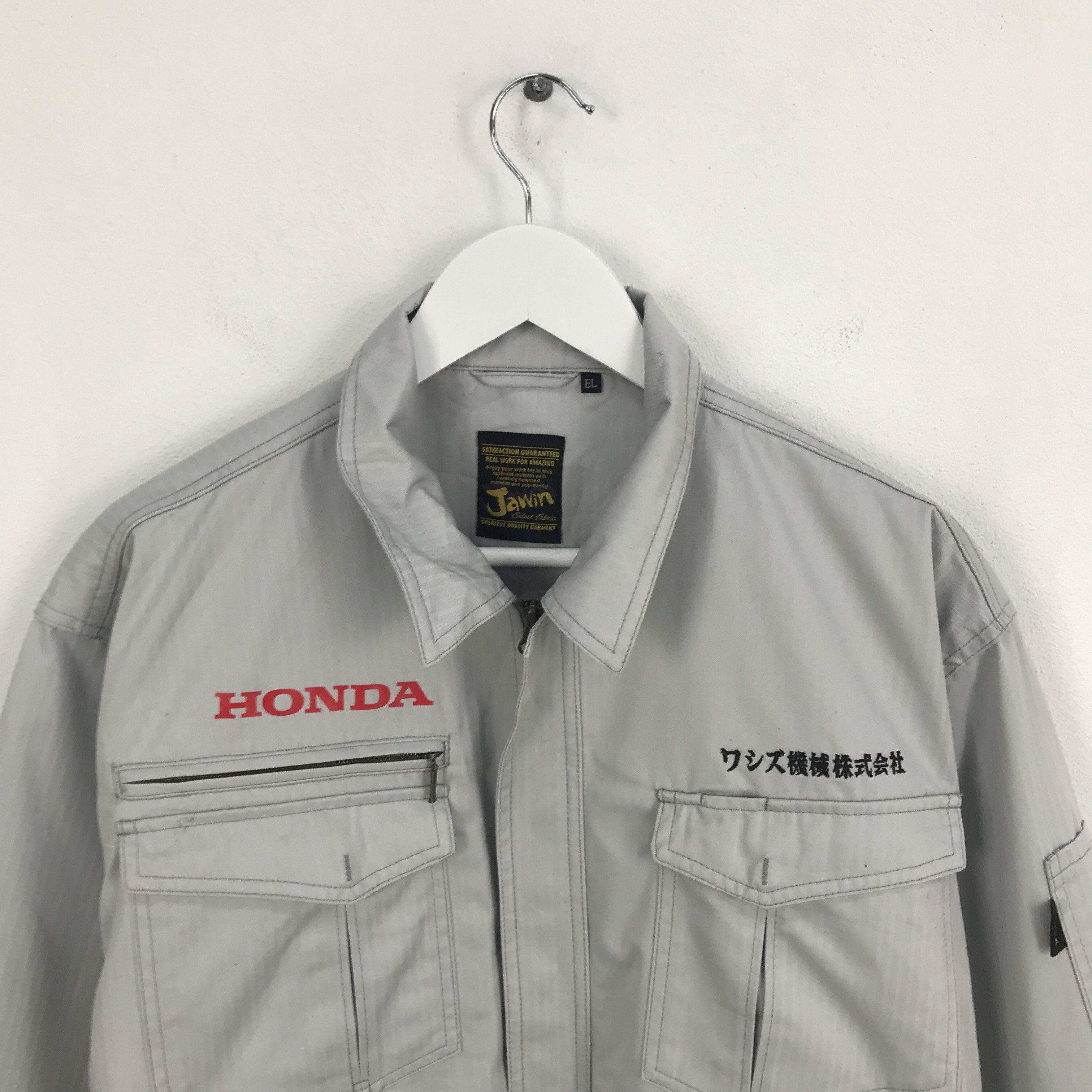 Other Rare Honda racing work uniform japan custom jacket Size US L / EU 52-54 / 3 - 3 Thumbnail