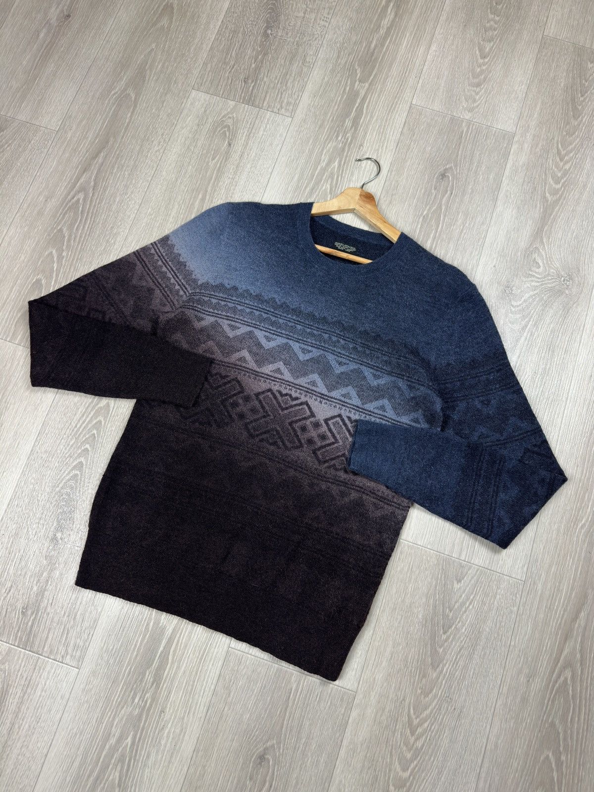Allsaints Vintage Allsaints Archival Pattern Jumper Sweater Size L Size US L / EU 52-54 / 3 - 3 Thumbnail