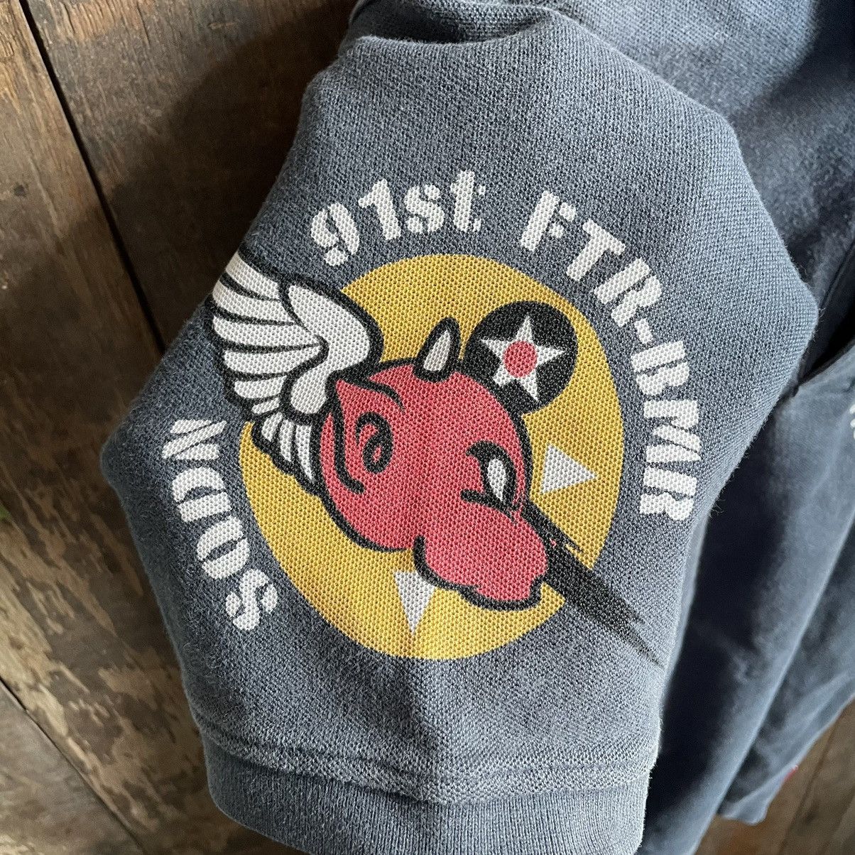Vintage Vintage Tedman’s Bombardment Fighter Group Polo Shirt Size US M / EU 48-50 / 2 - 6 Thumbnail