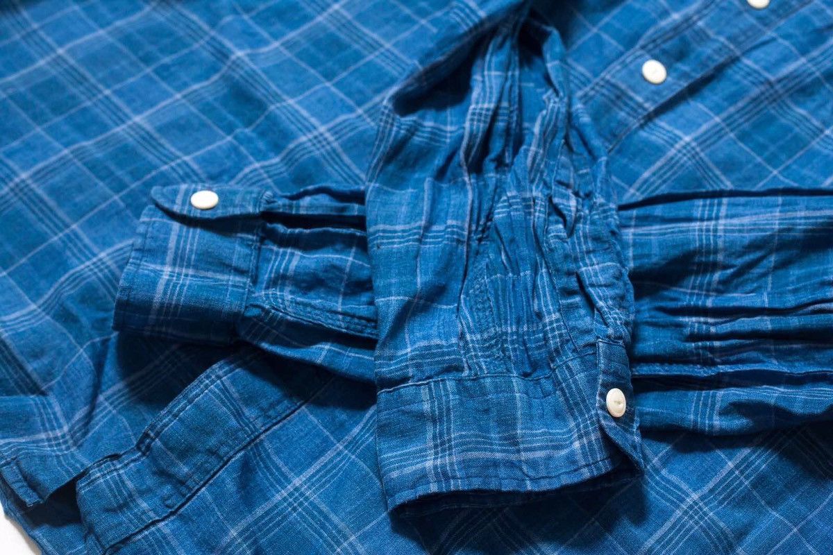 Polo Ralph Lauren Polo Ralph Lauren Classic Fit Indigo Linen Shirt Size US XXL / EU 58 / 5 - 6 Thumbnail