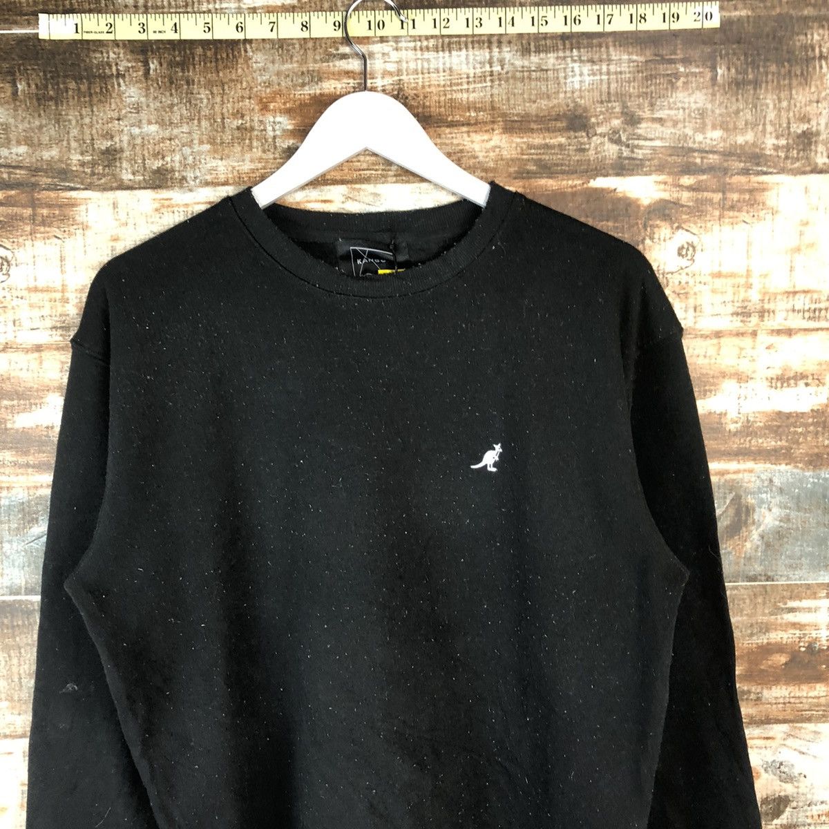 Kangol × Vintage Kangol vintage Black Sweatshirt #A2039 Size US L / EU 52-54 / 3 - 5 Thumbnail