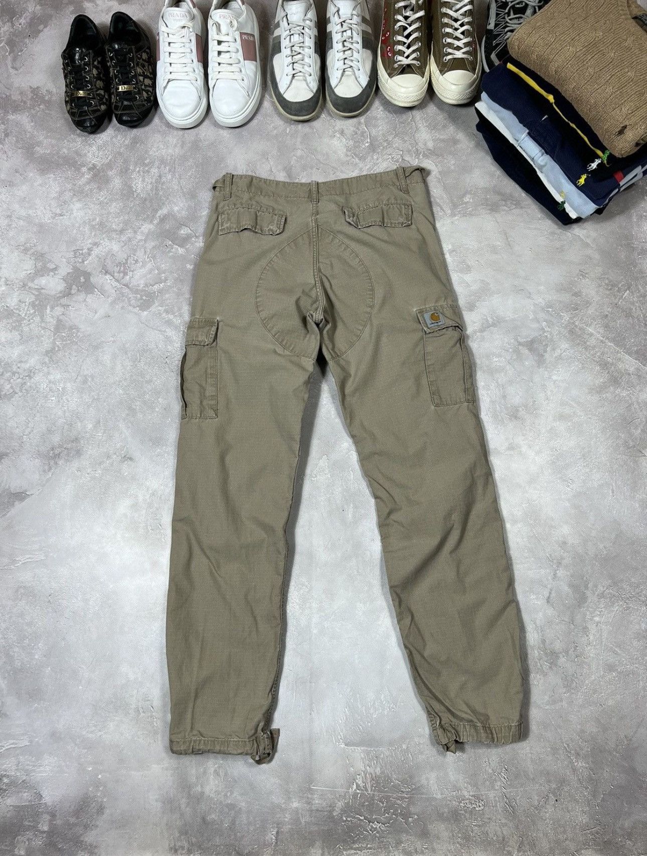 Carhartt × Vintage Vintage Carhartt Distressed Y2k Cargo Pants Size US 30 / EU 46 - 1 Thumbnail