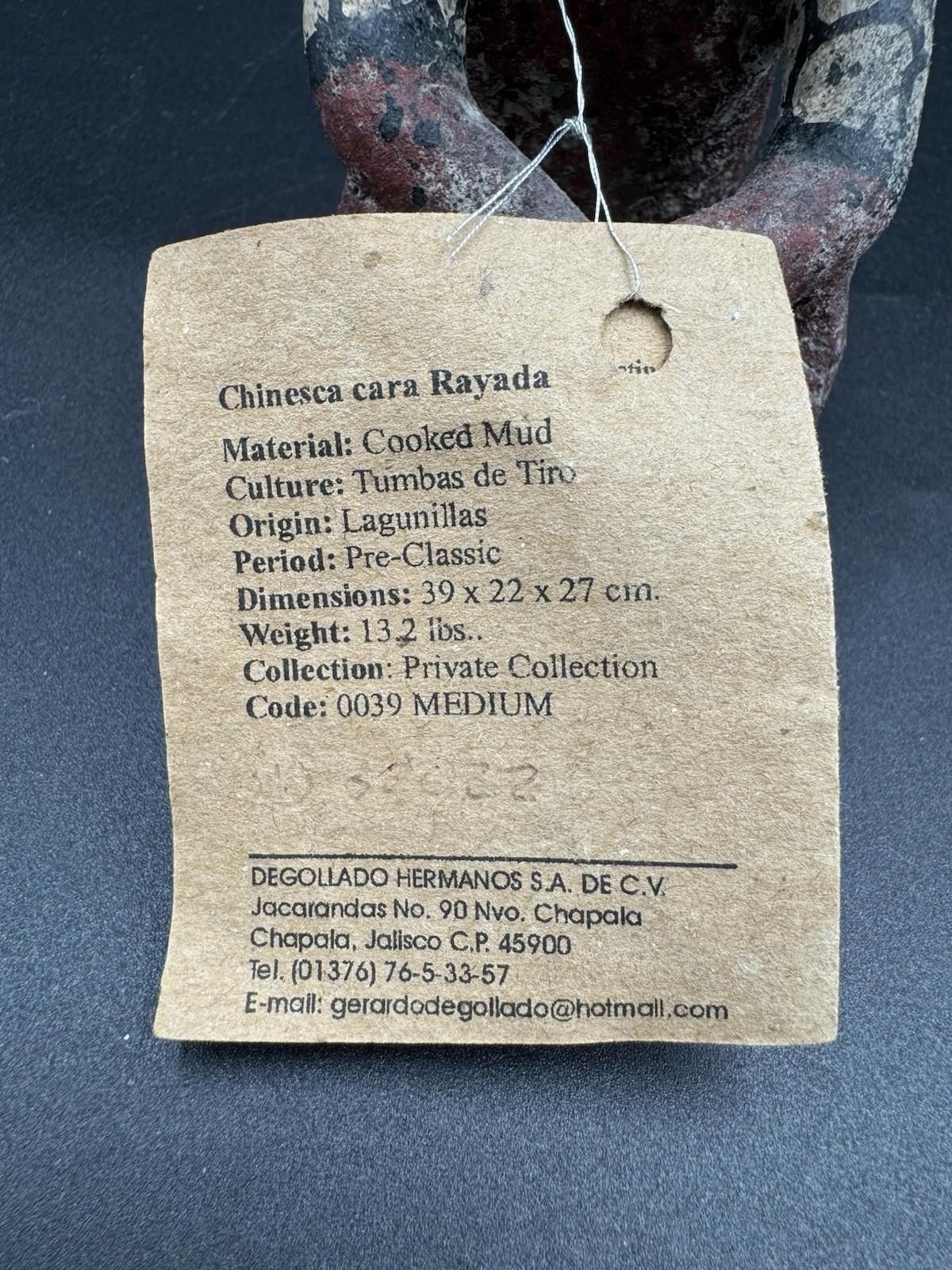 Other Vintage Pre-Columbian Chinesco Cara Rayada Terracotta Figuri Size ONE SIZE - 5 Thumbnail