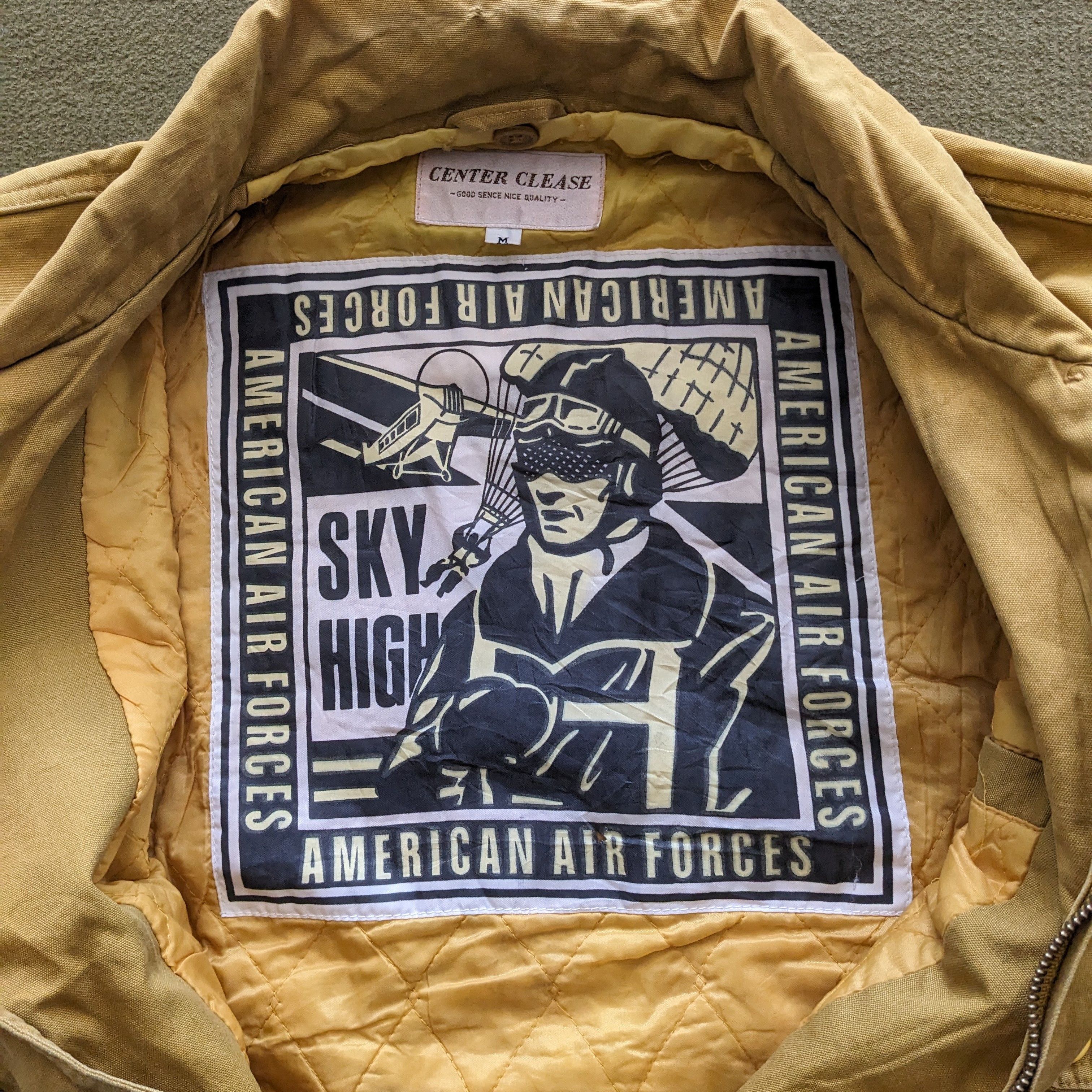 Other Vintage PARACHUTE JUMPING Blue Sky Jacket Size US XL / EU 56 / 4 - 8 Thumbnail