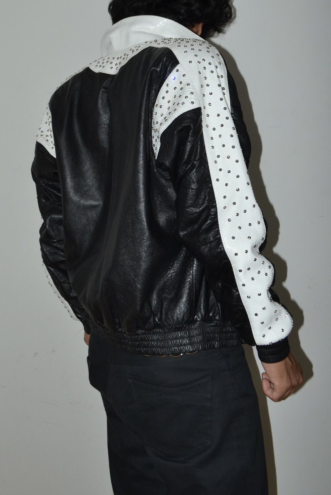 Saint Laurent Paris FW2016 Swarovski Embellished Python/Lamb Leather Jacket Size US S / EU 44-46 / 1 - 4 Thumbnail
