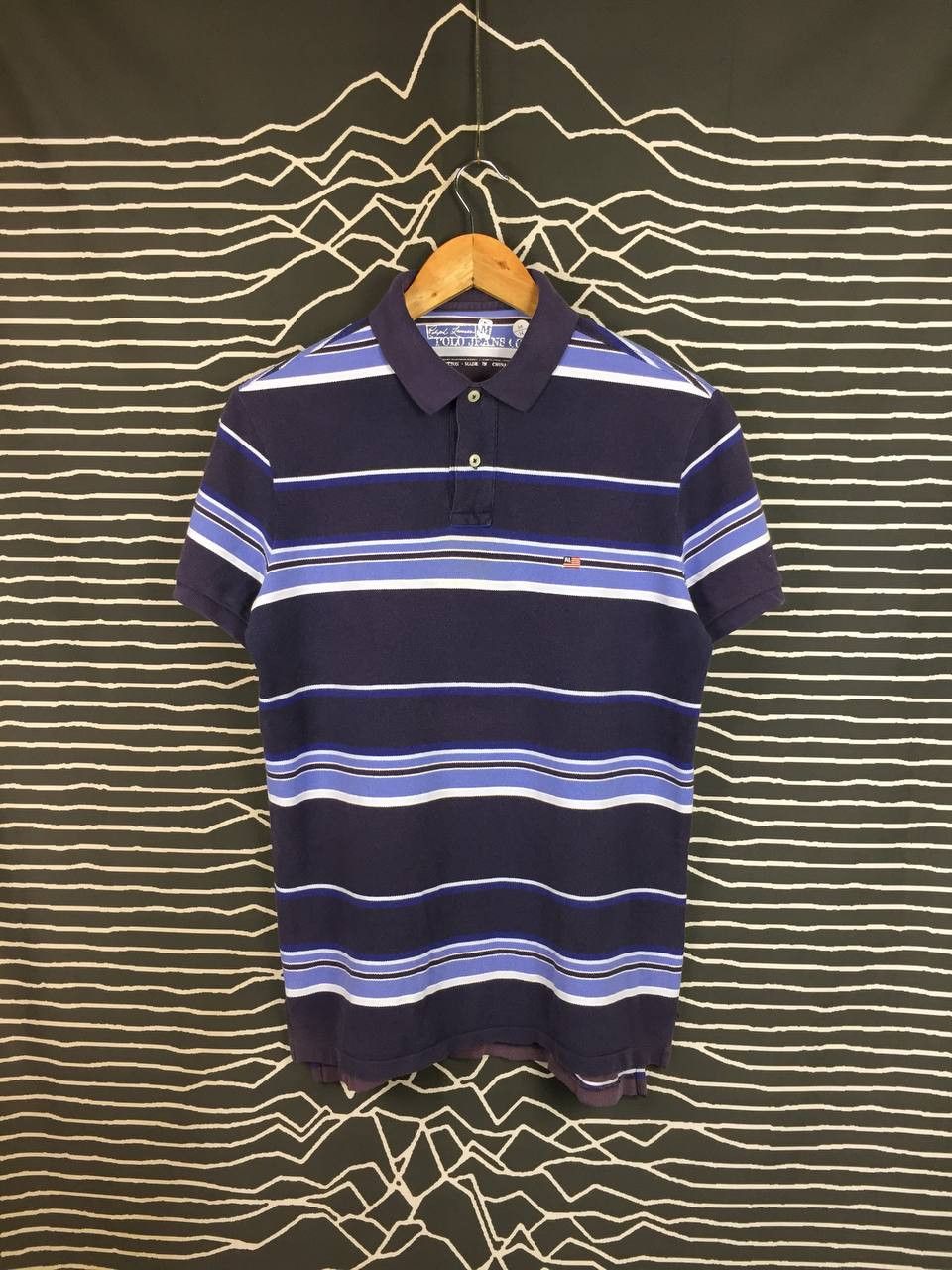 Ralph Lauren Ralph Lauren Polo Jeans Co. Flag Logo Striped Polo Shirt Size US M / EU 48-50 / 2 - 2 Thumbnail