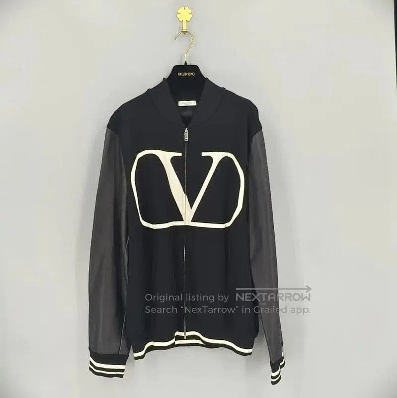 Valentino Valentino Black Men's Bomber Jacket . Size US L / EU 52-54 / 3 - 1 Thumbnail