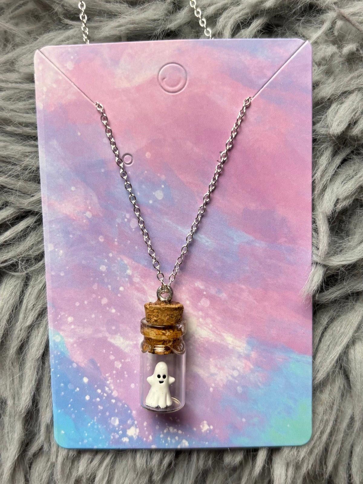 Handmade Handmade necklace Halloween ghost Size ONE SIZE - 1 Preview