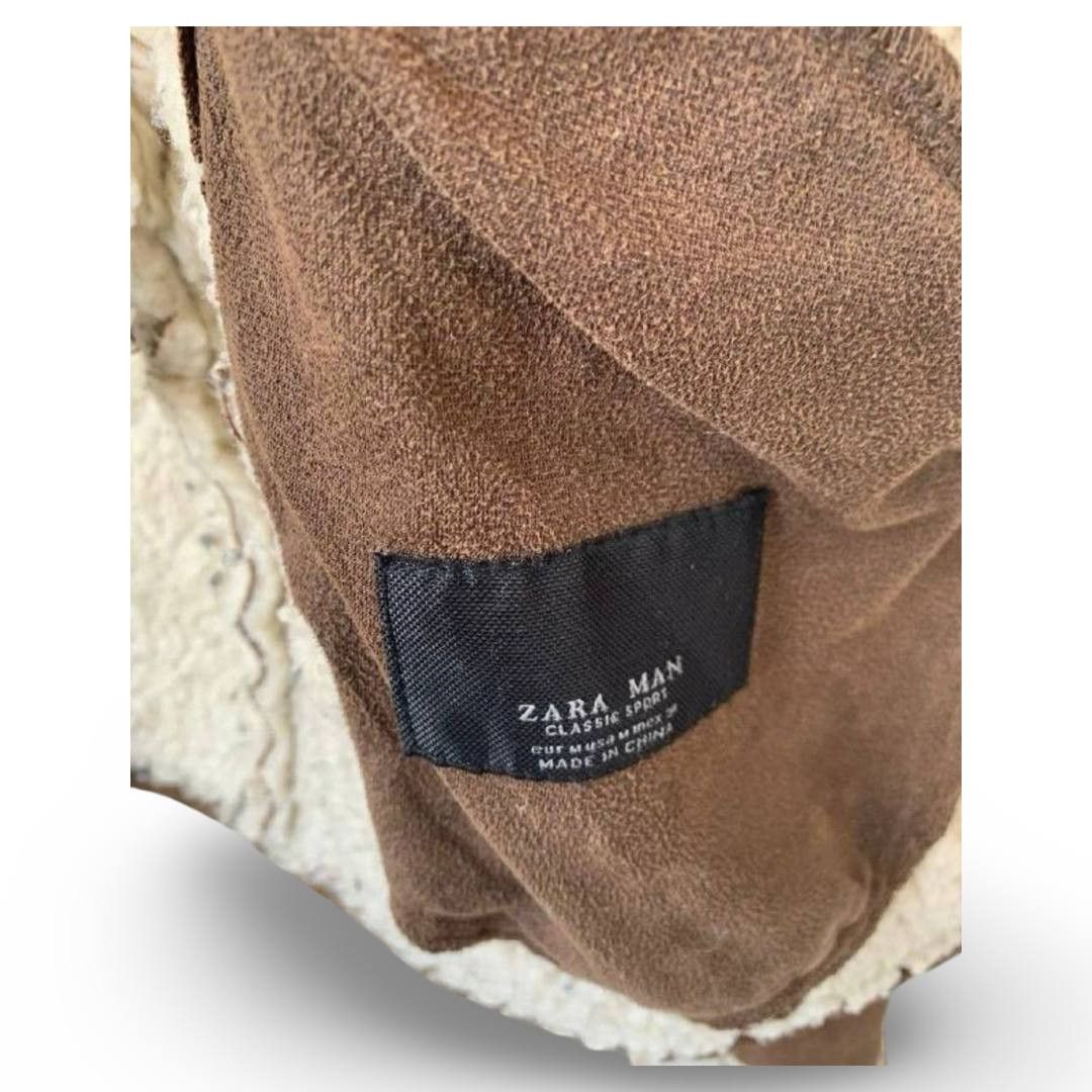 Zara Zara sheepskin JKT #972 Size US M / EU 48-50 / 2 - 2 Thumbnail
