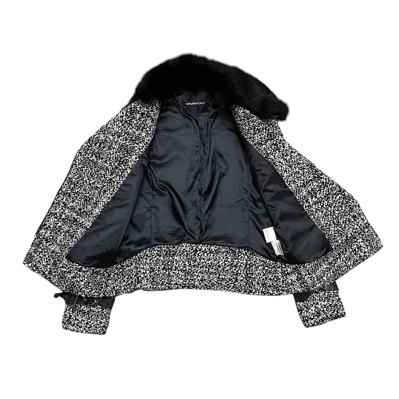 Hysteric Glamour Vintage Vivayou Fur Motorcycle Jacket Size XS / US 0-2 / IT 36-38 - 7 Thumbnail