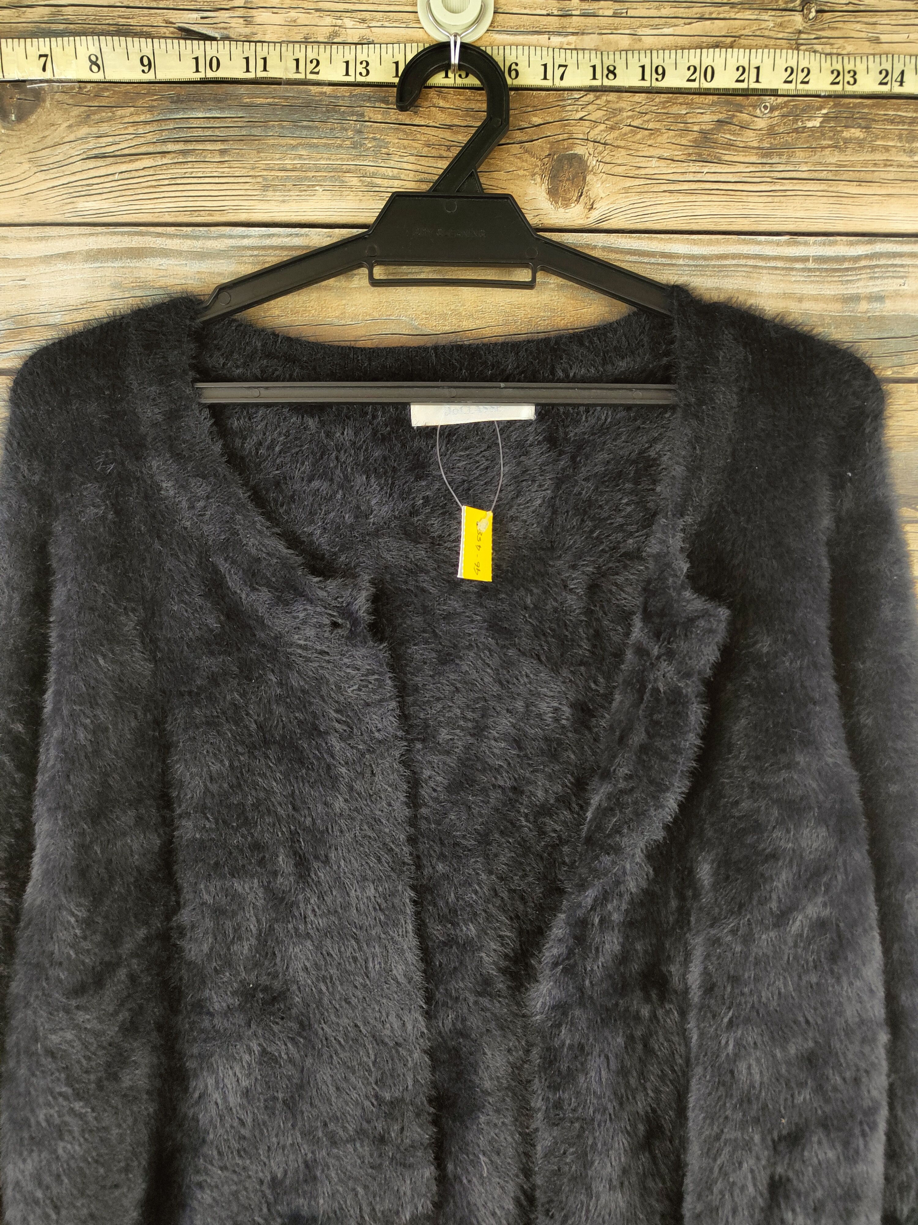 Vintage DL Do Classe Navy Fur Mohair Knitwear Cardigans #46-458 Size M / US 6-8 / IT 42-44 - 2 Thumbnail