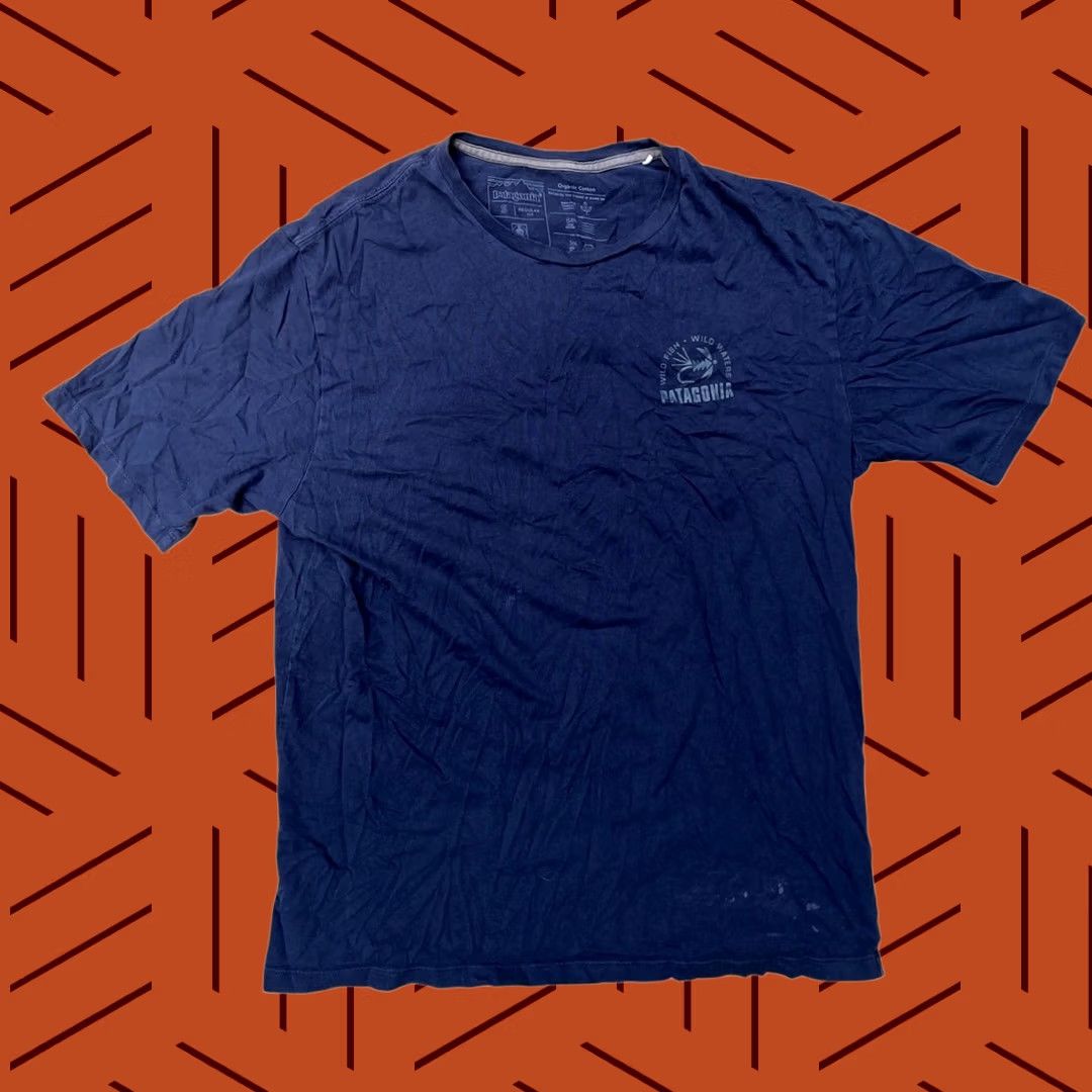 Patagonia Patagonia Fly Fishing Lure Graphic T Shirt Mens Size S New Navy Size US S / EU 44-46 / 1 - 1 Thumbnail