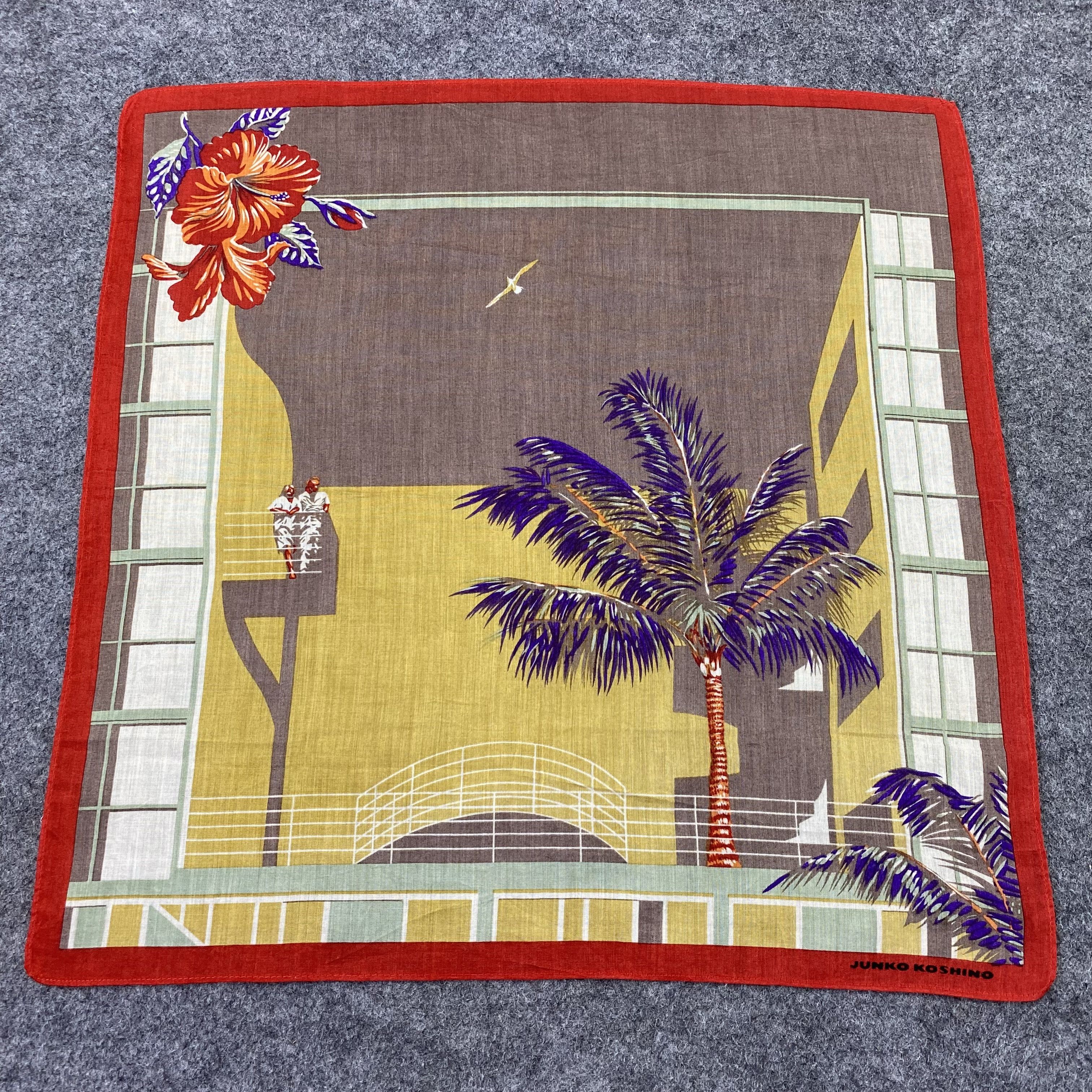 Japanese Brand Junko Koshino Handkerchief / Bandana / Neckerchief-B1136 Size ONE SIZE - 3 Thumbnail