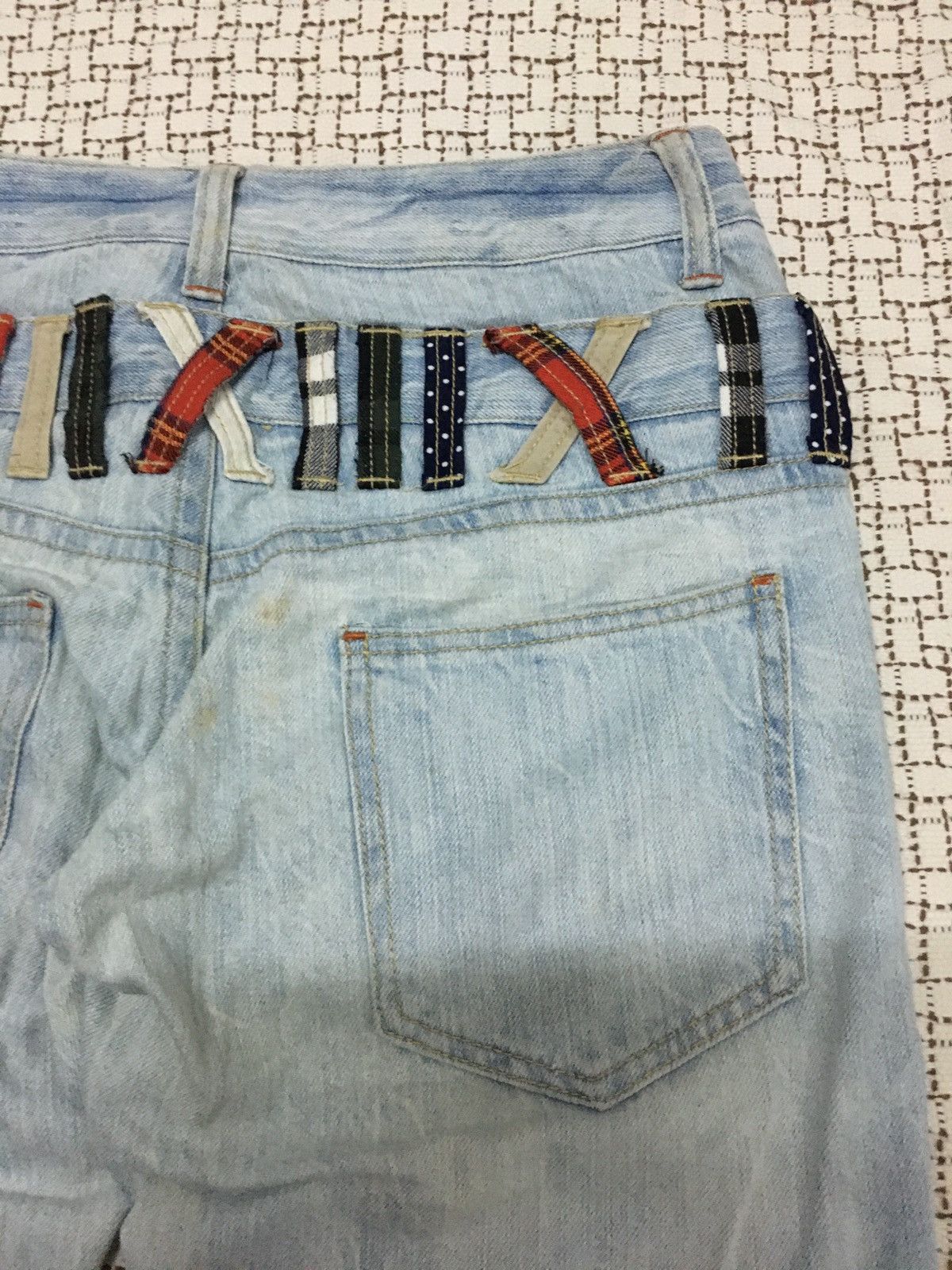 If Six Was Nine × Japanese Brand × Le Grande Bleu (L.G.B.) Clif de Sol Double Waist Nice Jeans (Y01) Size US 32 / EU 48 - 4 Thumbnail
