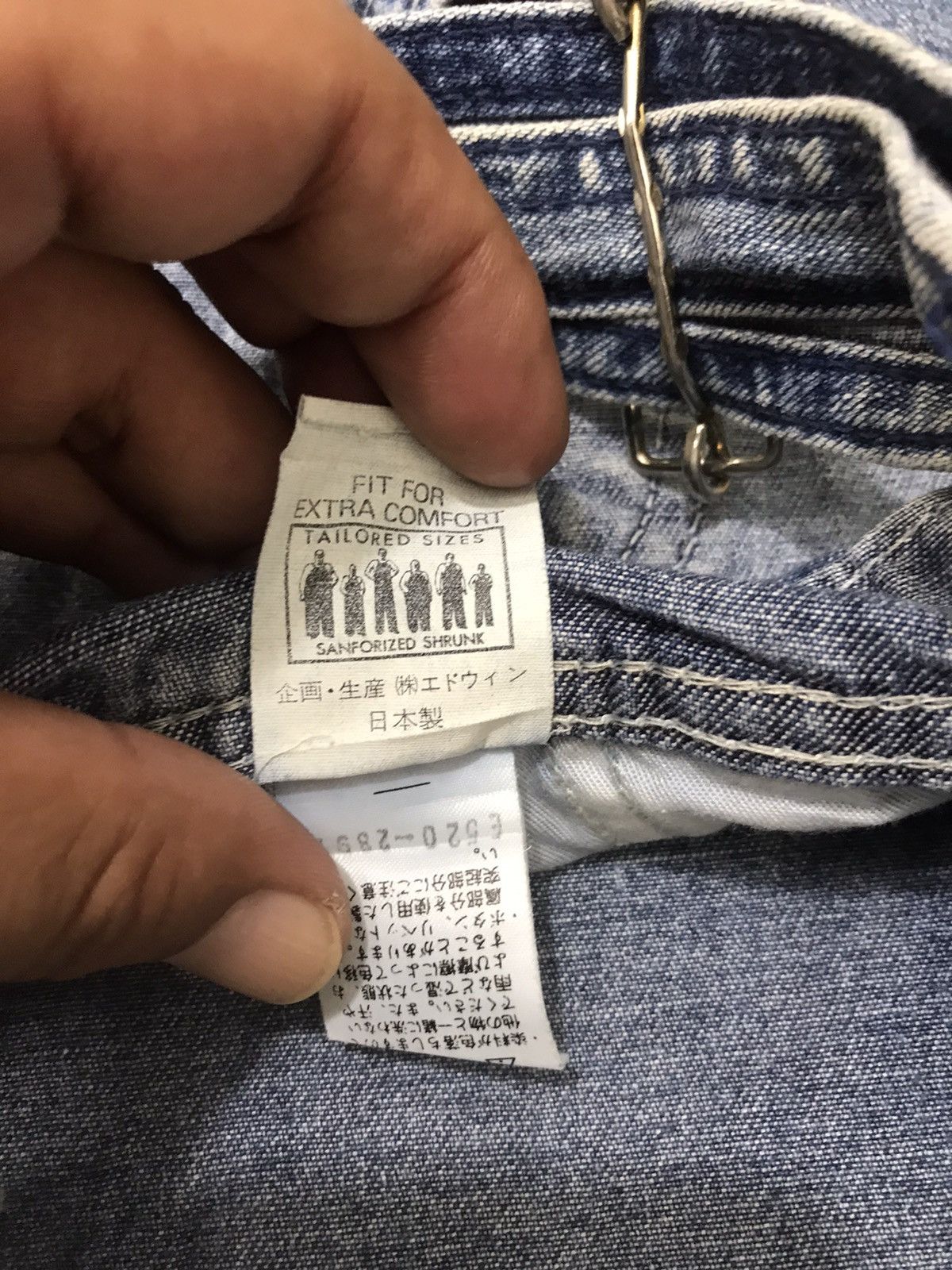 Lee × Vintage Vintage Lee Denim Overall Size US 33 - 9 Thumbnail