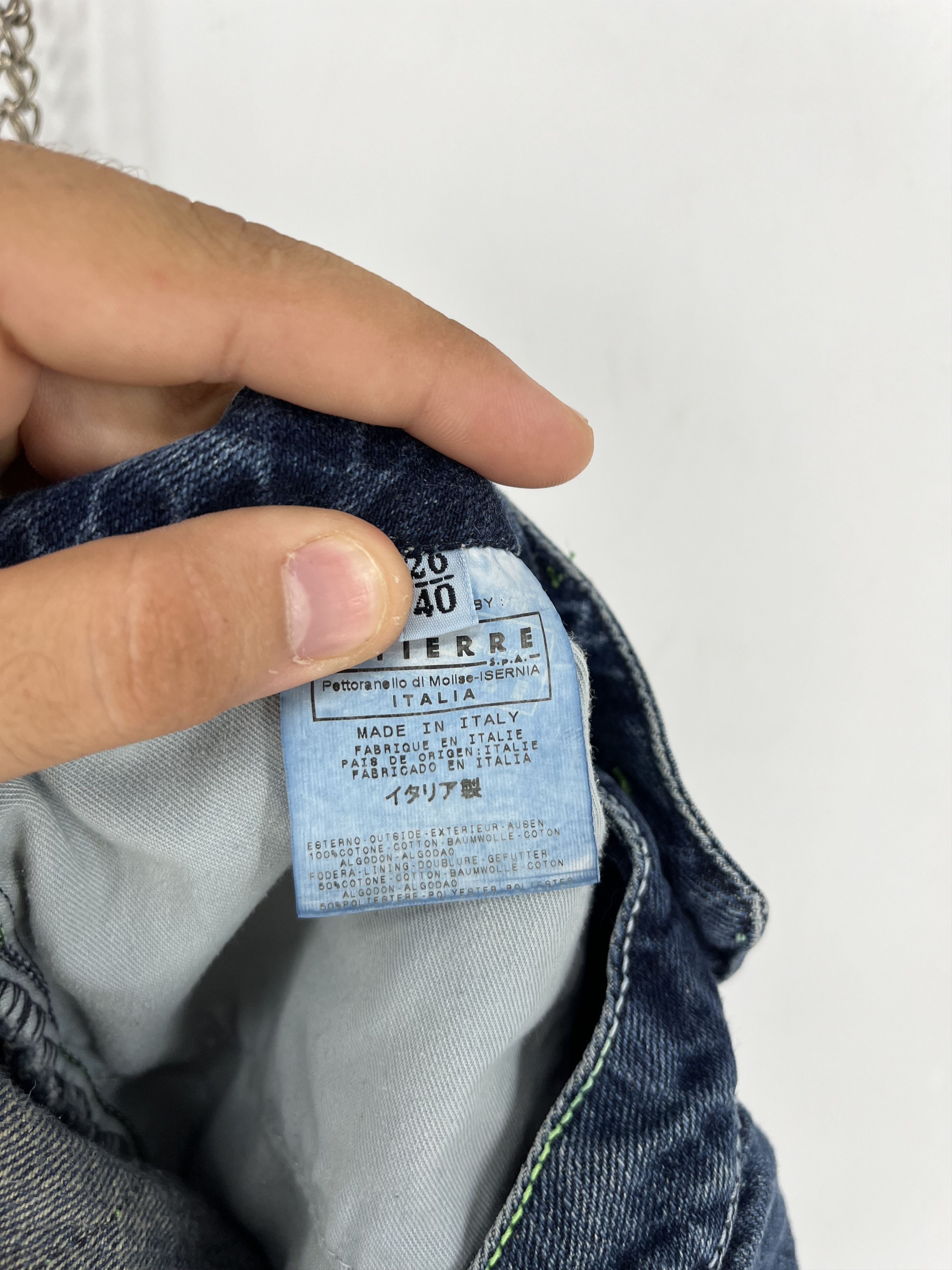 Versace × Versace Jeans Couture Vintage VERSACE JEANS COUTURE Line Low-Rise Y2k Denim Pants Size 26" / US 2 / IT 38 - 9 Thumbnail