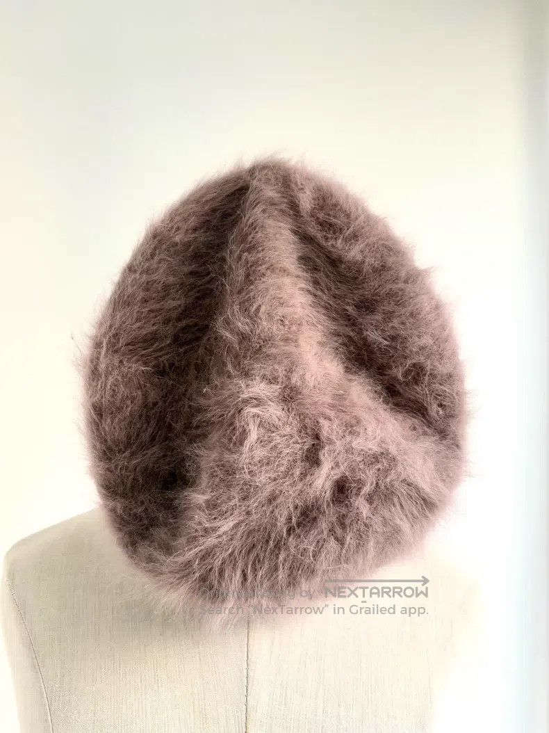Vivienne Westwood Vivienne Westwood Fawn Brown Long Furred Saturn Beret Size ONE SIZE - 3 Thumbnail