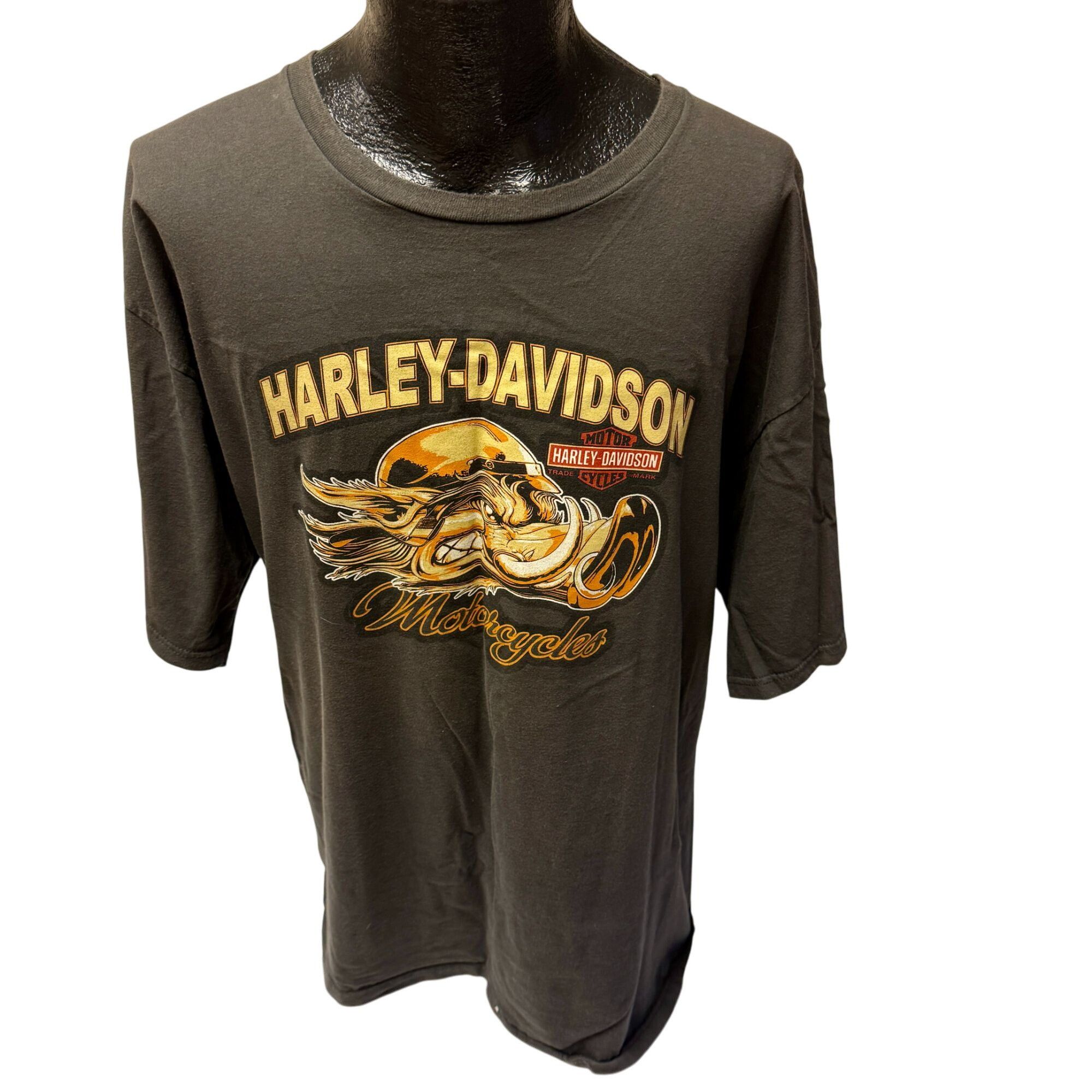 Harley Davidson HD Motorcycle HOLLYWOOD Ca PIN UP GIRL Pig Hog BIKER T Shirt Size US XXL / EU 58 / 5 - 2 Thumbnail