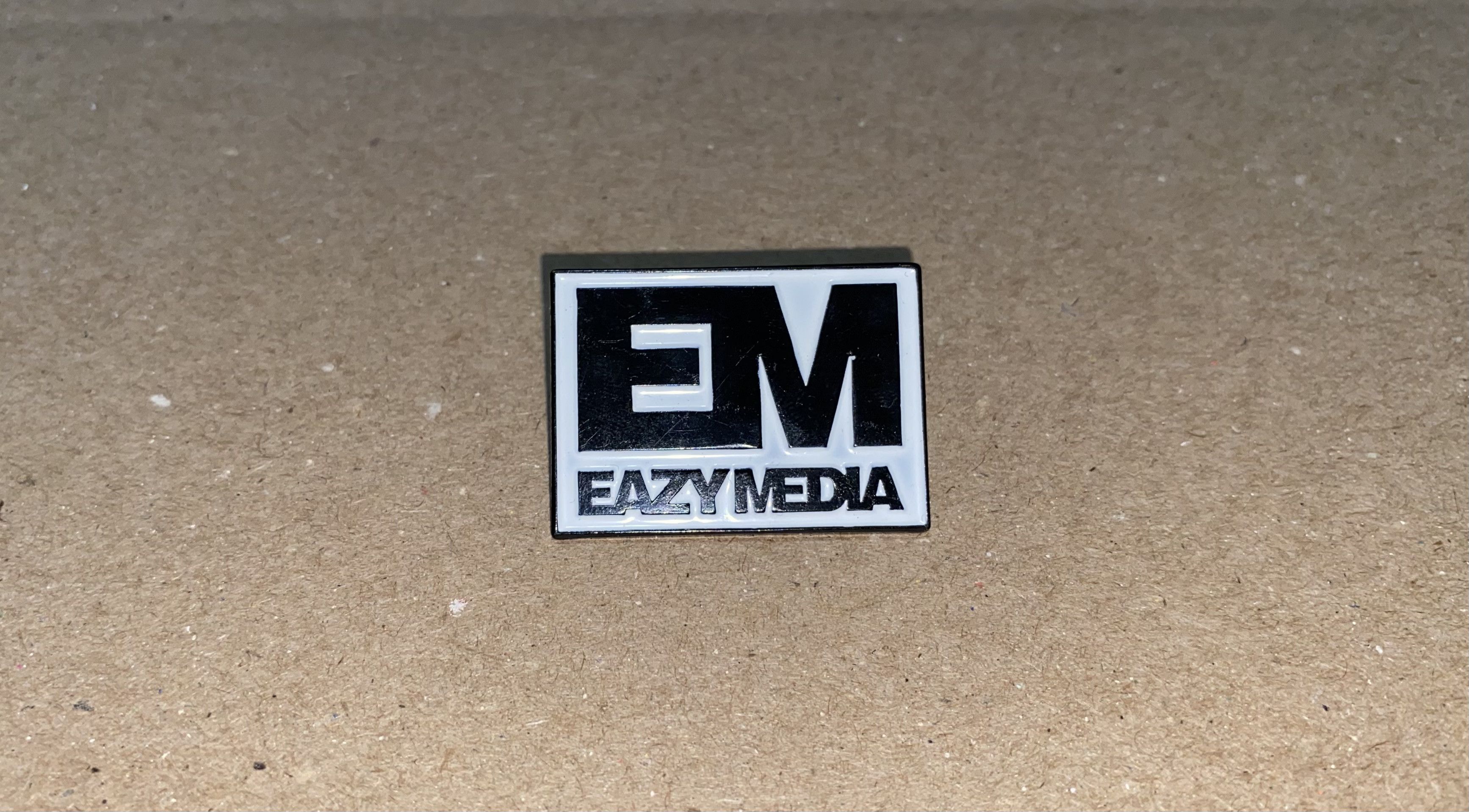 Other EM EazyMedia Eazy media Enamel Lapel pin hat jacket Denver ! Size ONE SIZE - 1 Thumbnail