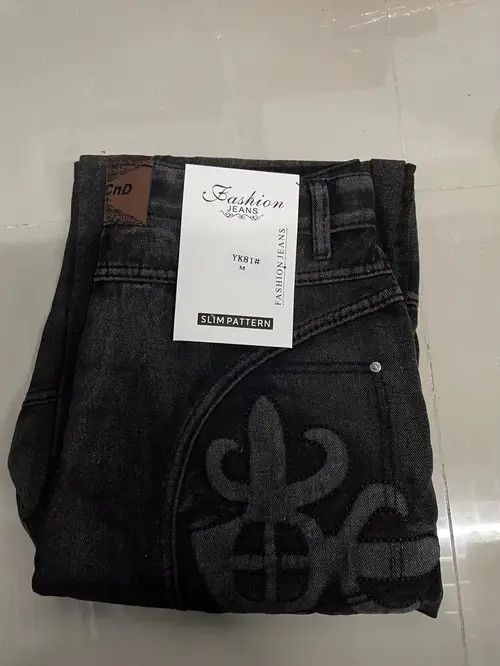 Japanese Brand Mizuki x Kato Washed Wave Denim Baggy Jeans Size US 34 / EU 50 - 6 Thumbnail