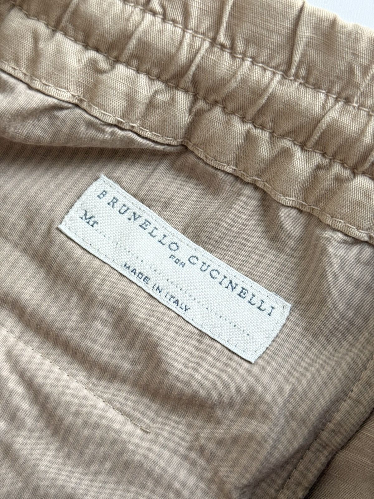 Brunello Cucinelli Brunello Cucinelli Linen Relaxed Fit Drawstring Shorts Size US 36 / EU 52 - 12 Thumbnail