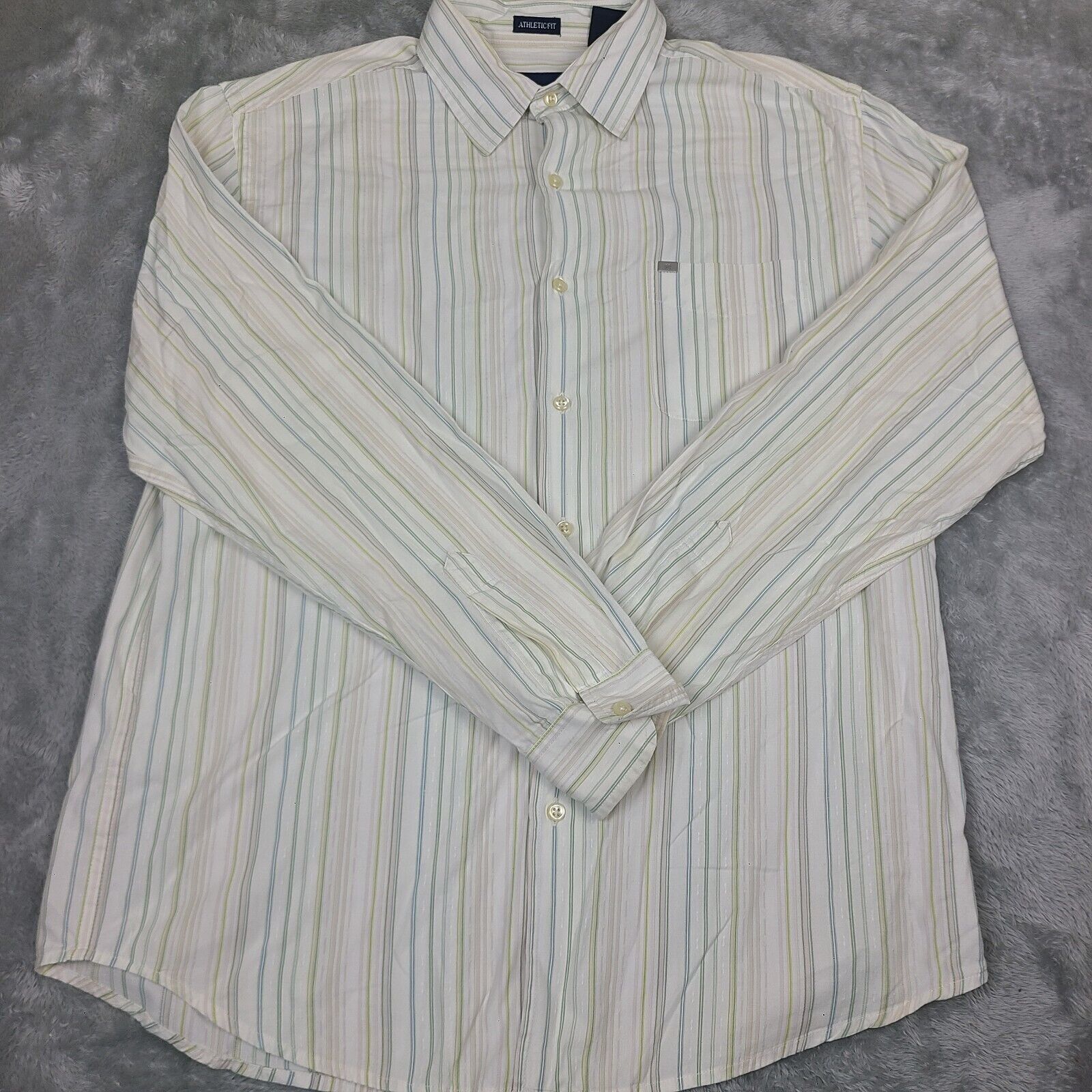 Nautica Nautica Jeans Co. Athletic Fit Plaid Short Sleeve Shirt Size Size US M / EU 48-50 / 2 - 1 Thumbnail