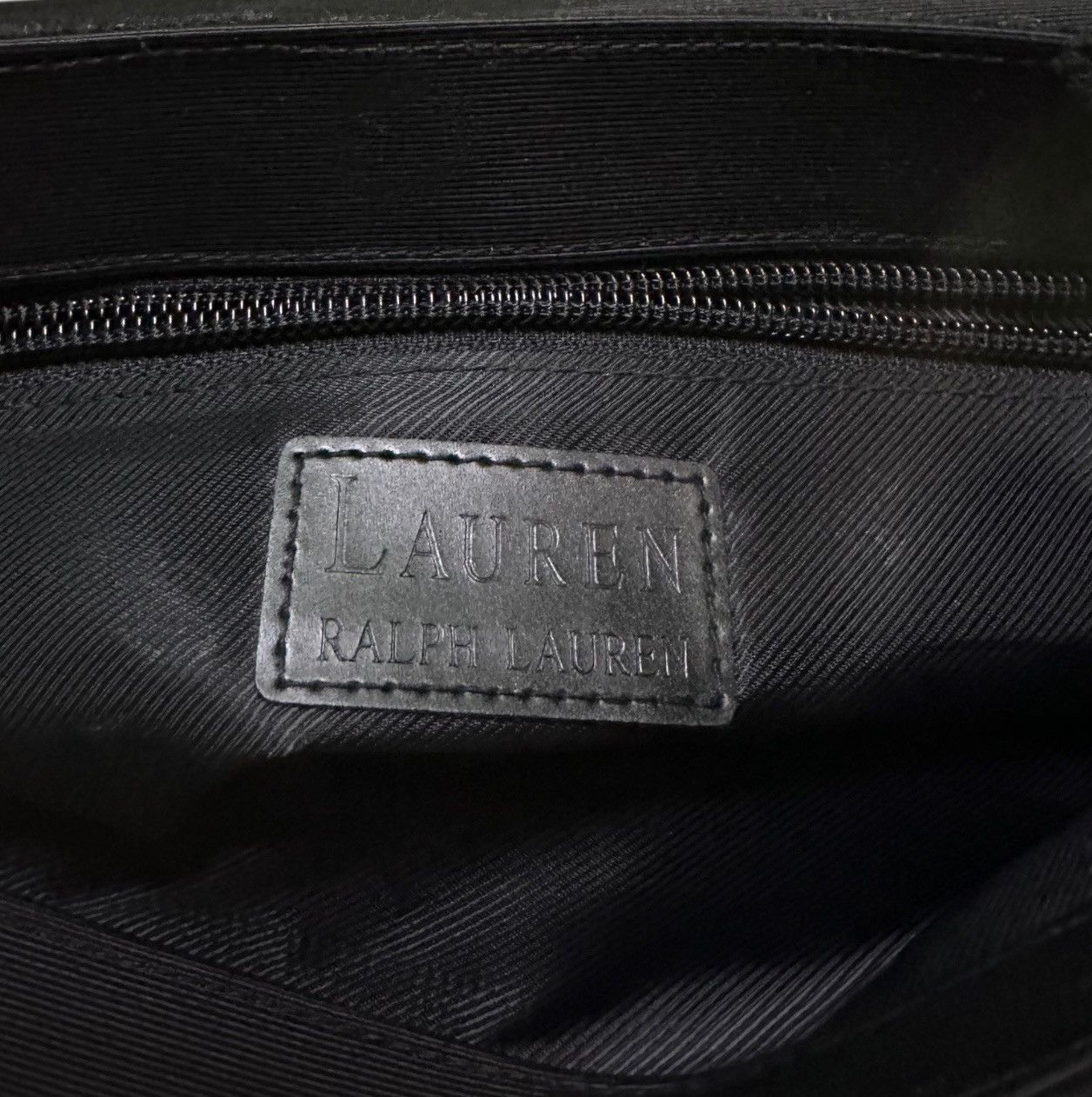 Lauren Ralph Lauren Lauren Ralph Lauren shoulder bag crafted from charcoal wool Size ONE SIZE - 6 Thumbnail