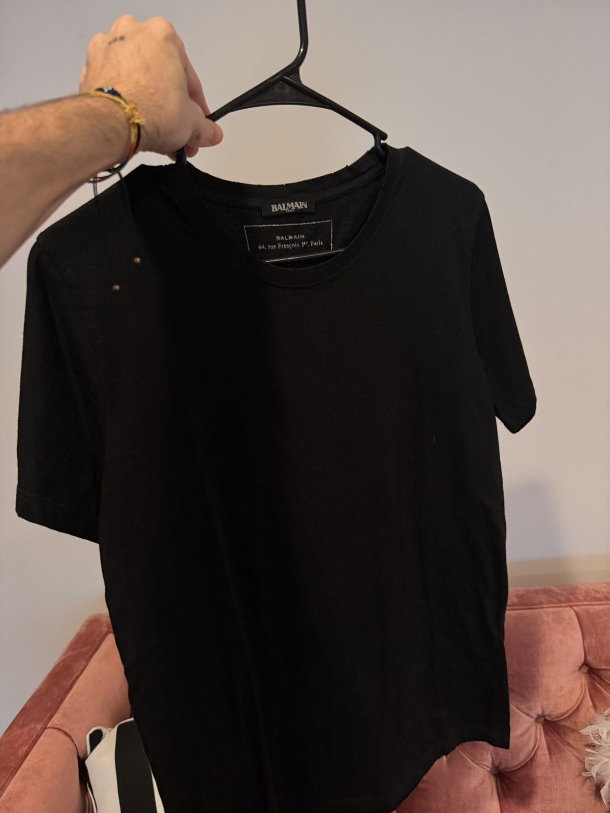 Balmain Balmain Plain Black shirt Size US S / EU 44-46 / 1 - 1 Thumbnail