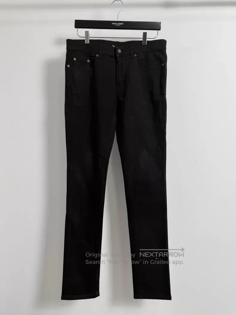 Saint Laurent Paris Saint Laurent Paris Black Basic Denim Jeans Size US 32 / EU 48 - 1 Thumbnail