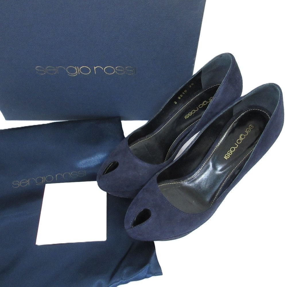 Other Other Sergio Rossi Suede Platform Pumps Suede Shoes DUTY FREE for USA Size ONE SIZE - 1 Thumbnail